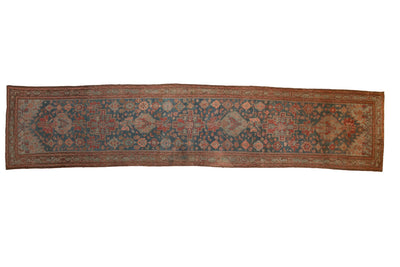 3.5x15.5 Vintage Distressed Malayer Rug Runner by Old New House® - main product image for Resin Society