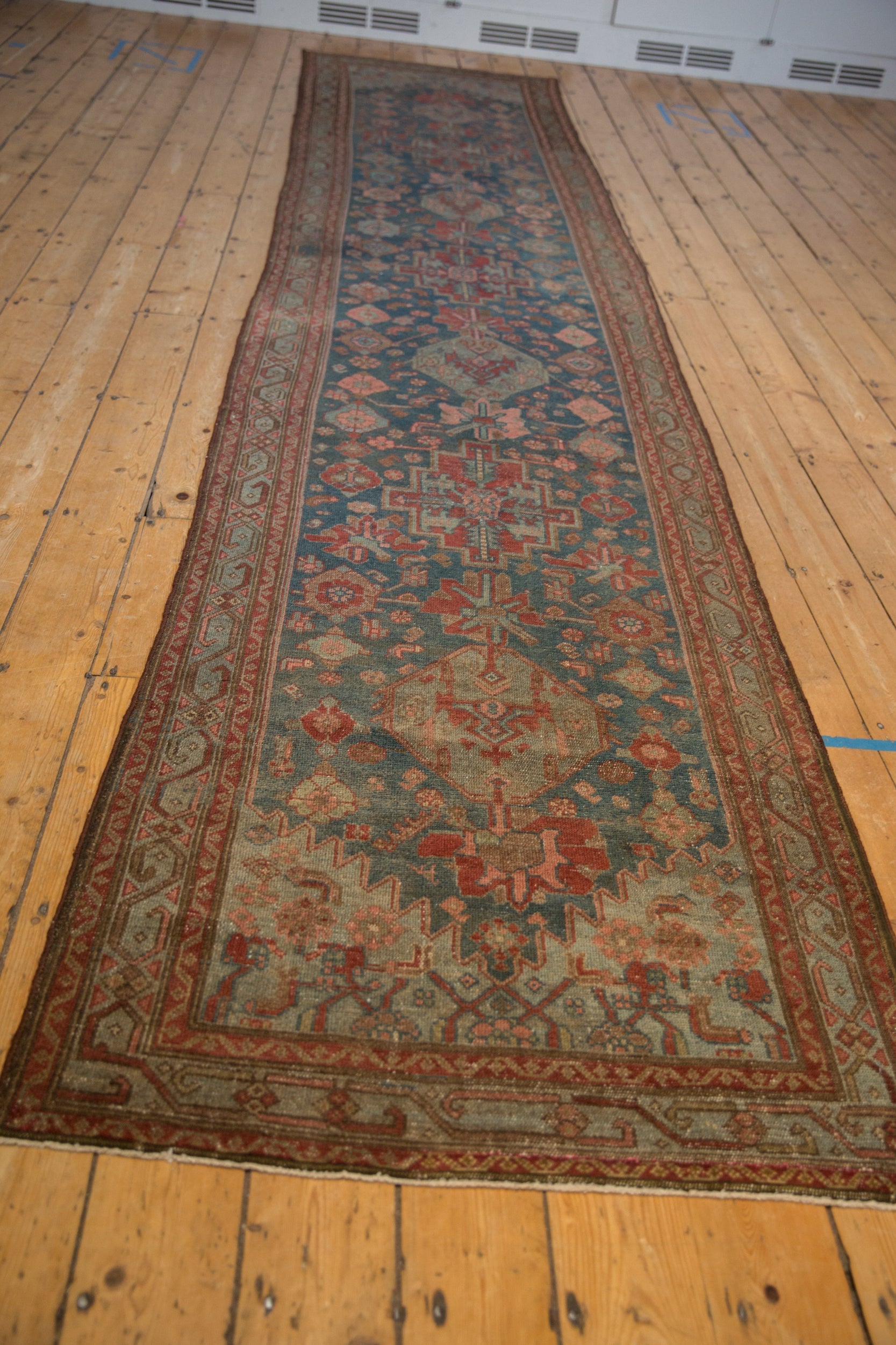3.5x15.5 Vintage Distressed Malayer Rug Runner by Old New House® - product image 4 for Resin Society