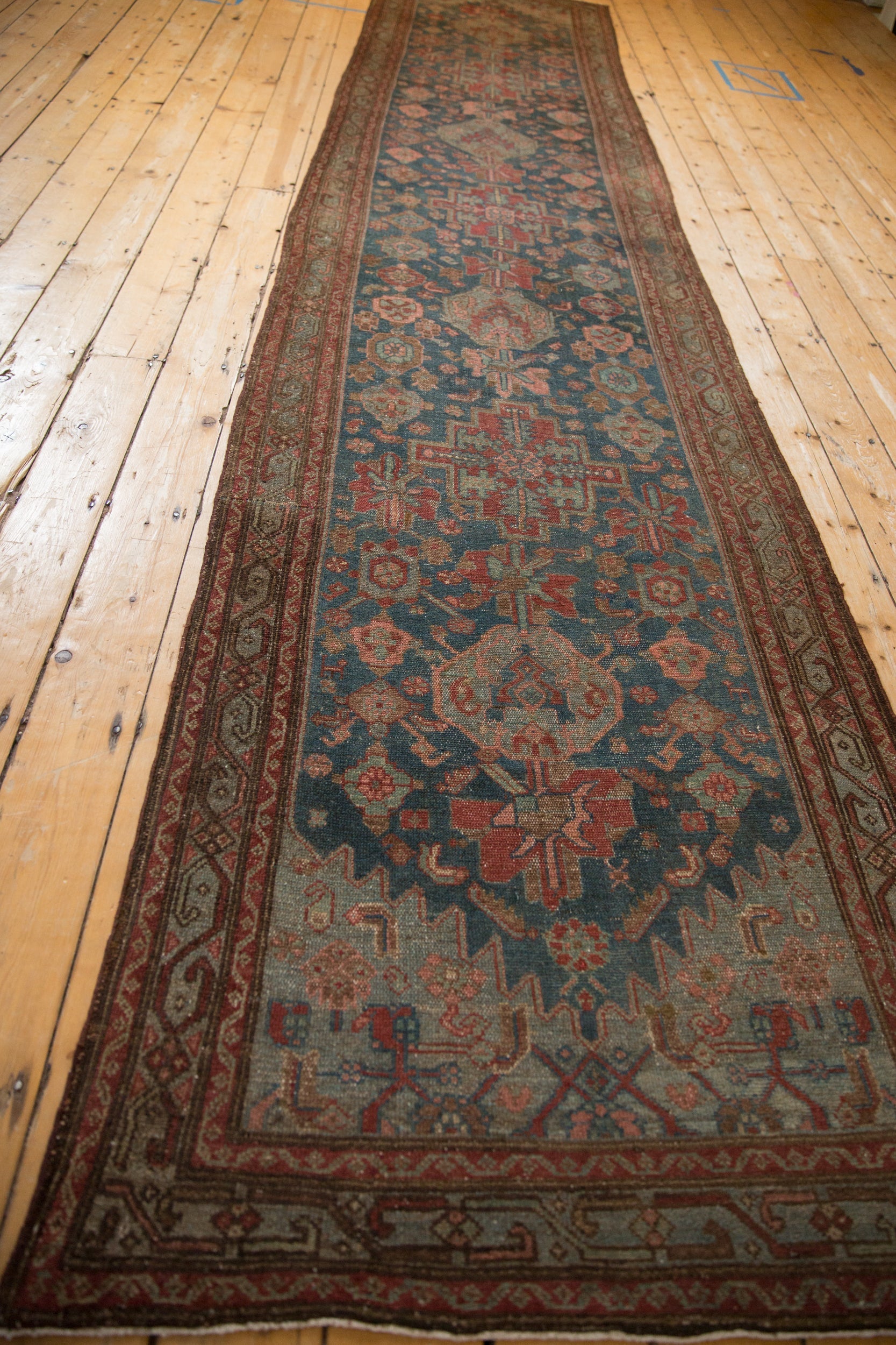 3.5x15.5 Vintage Distressed Malayer Rug Runner by Old New House® - product image 6 for Resin Society