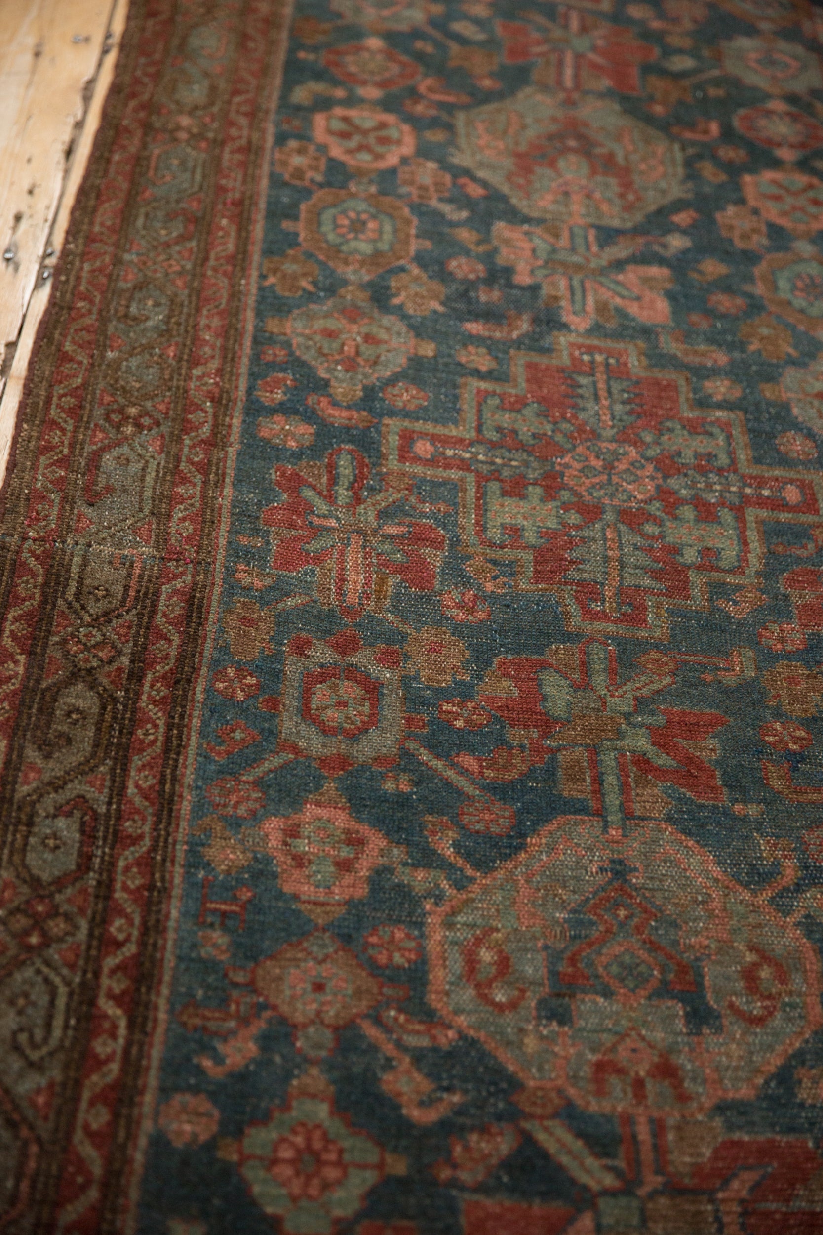 3.5x15.5 Vintage Distressed Malayer Rug Runner by Old New House® - product image 7 for Resin Society