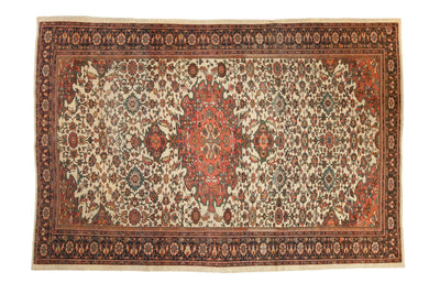7x10 Antique Farahan Sarouk Carpet by Old New House® - main product image for Resin Society