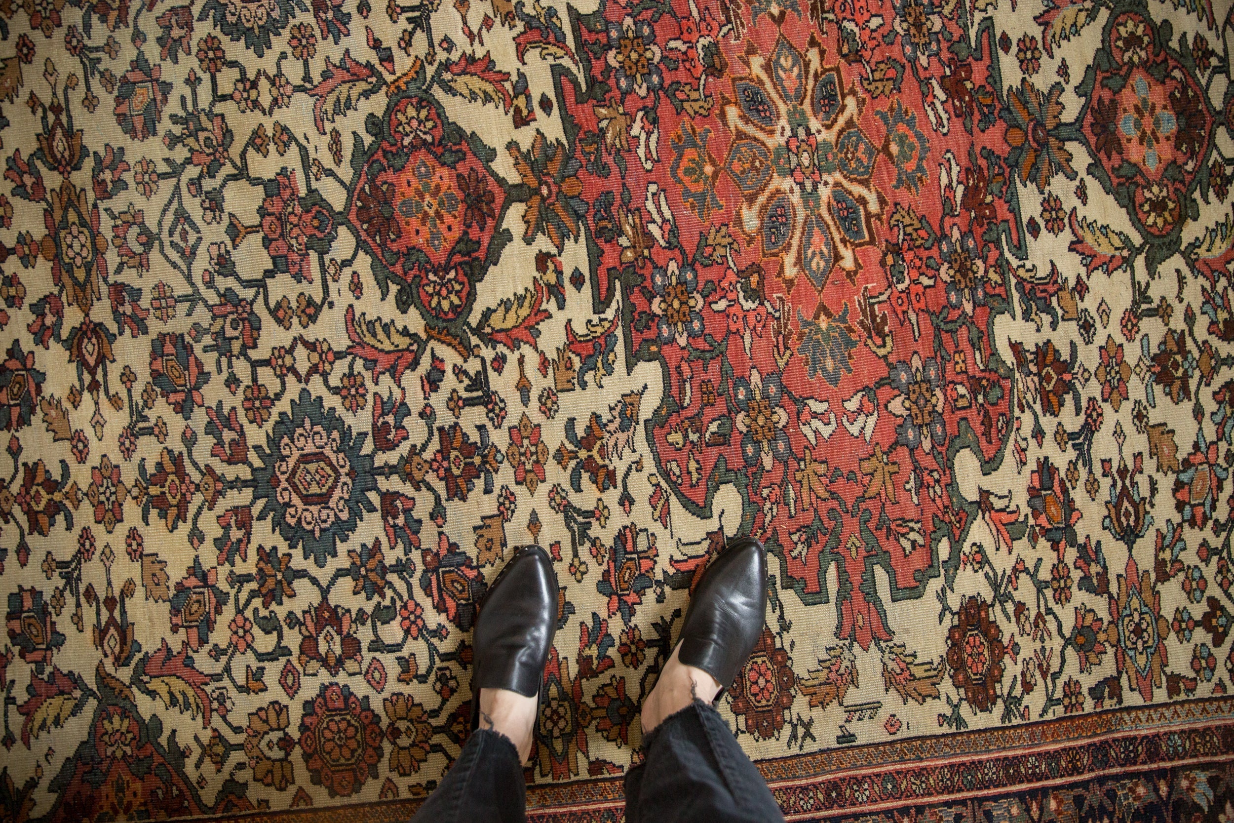 7x10 Antique Farahan Sarouk Carpet by Old New House® - product image 2 for Resin Society