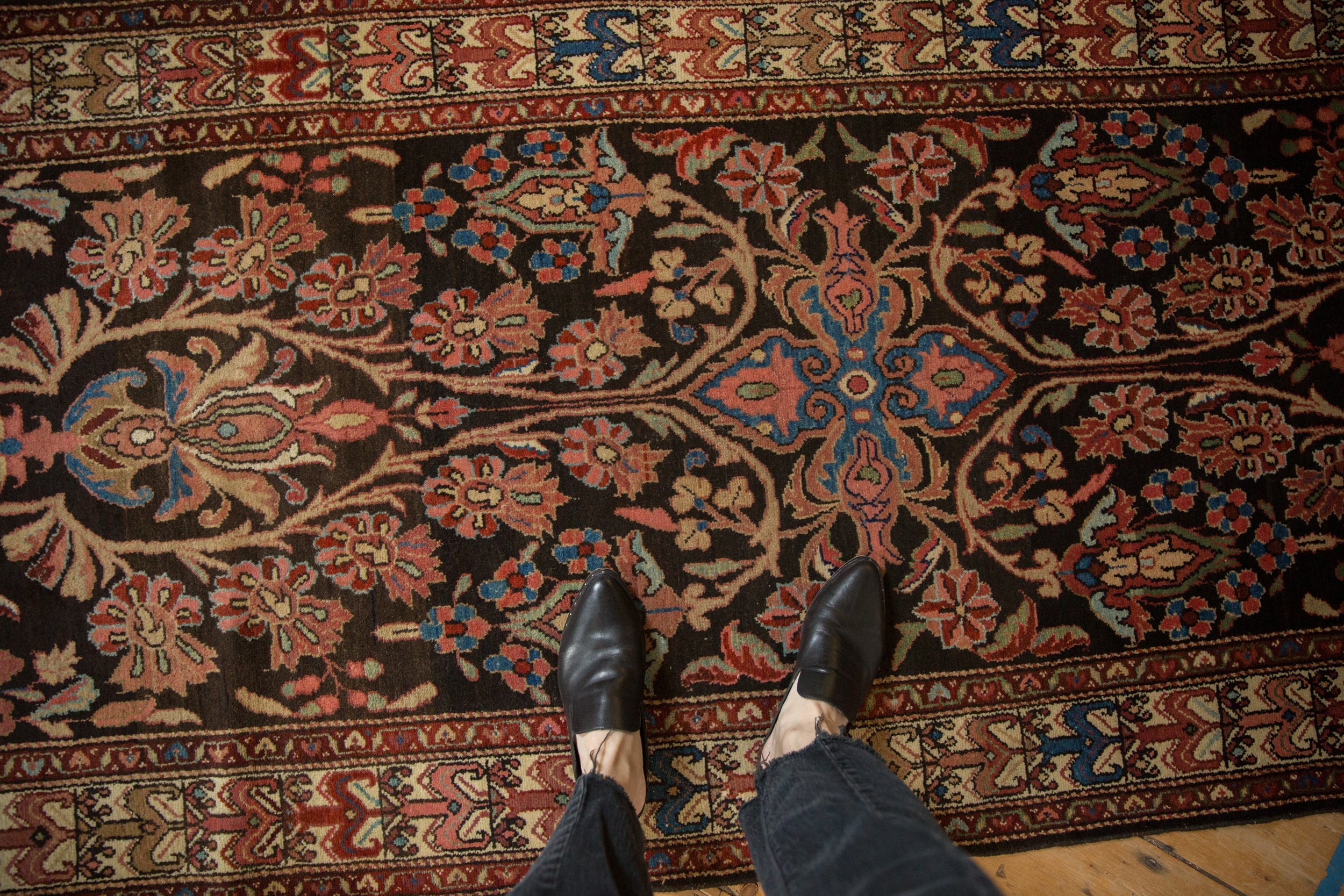 3.5x18.5 Vintage Malayer Rug Runner by Old New House® - product image 2 for Resin Society