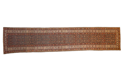 3.5x15.5 Antique Fine Malayer Rug Runner by Old New House® - main product image for Resin Society