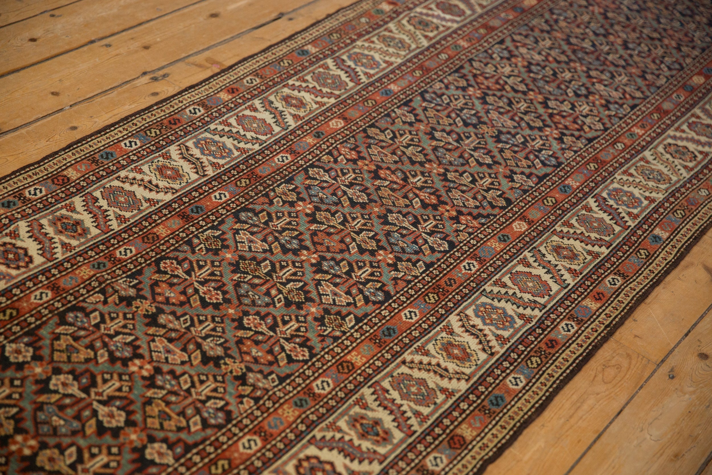3.5x15.5 Antique Fine Malayer Rug Runner by Old New House® - product image 5 for Resin Society