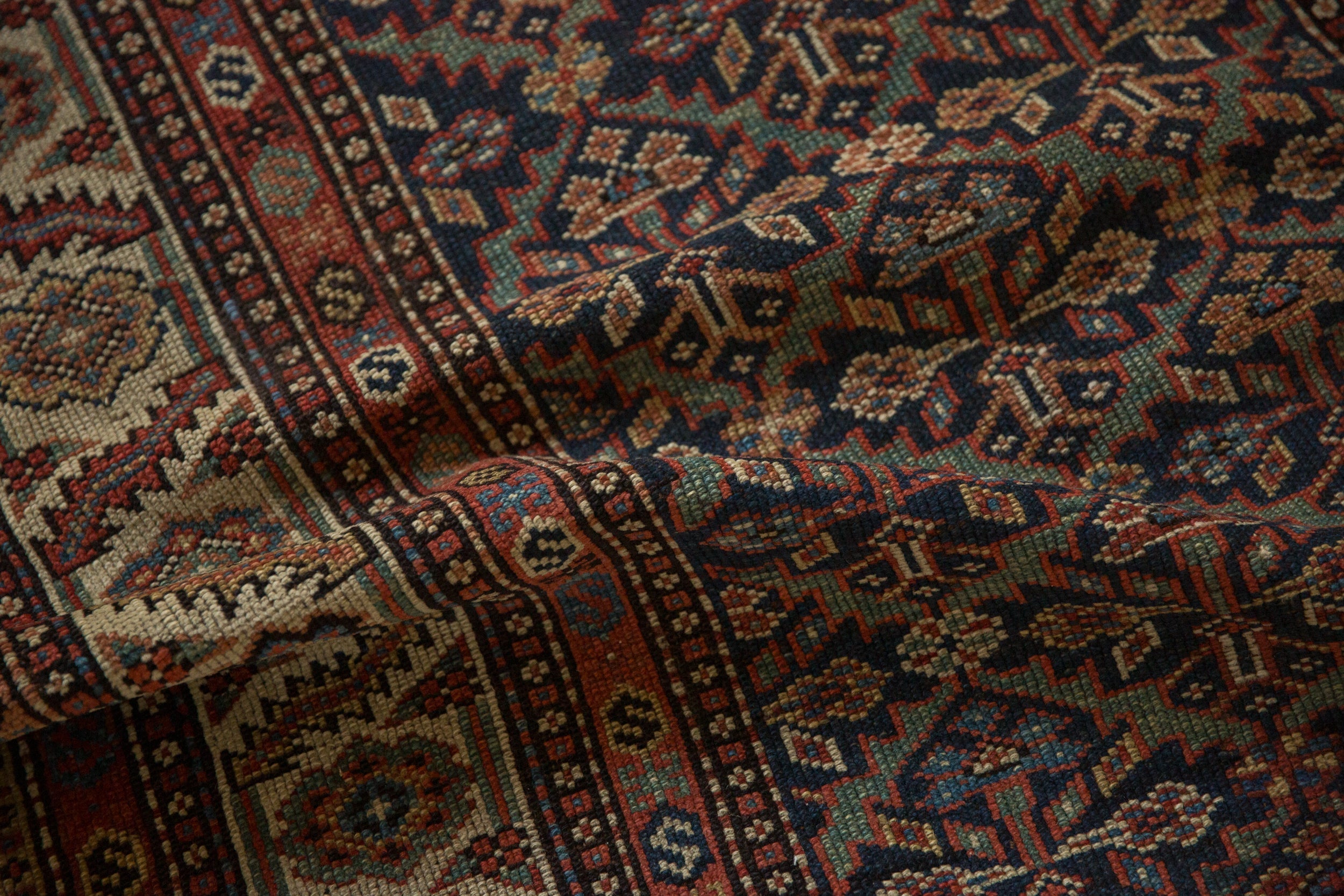 3.5x15.5 Antique Fine Malayer Rug Runner by Old New House® - product image 8 for Resin Society