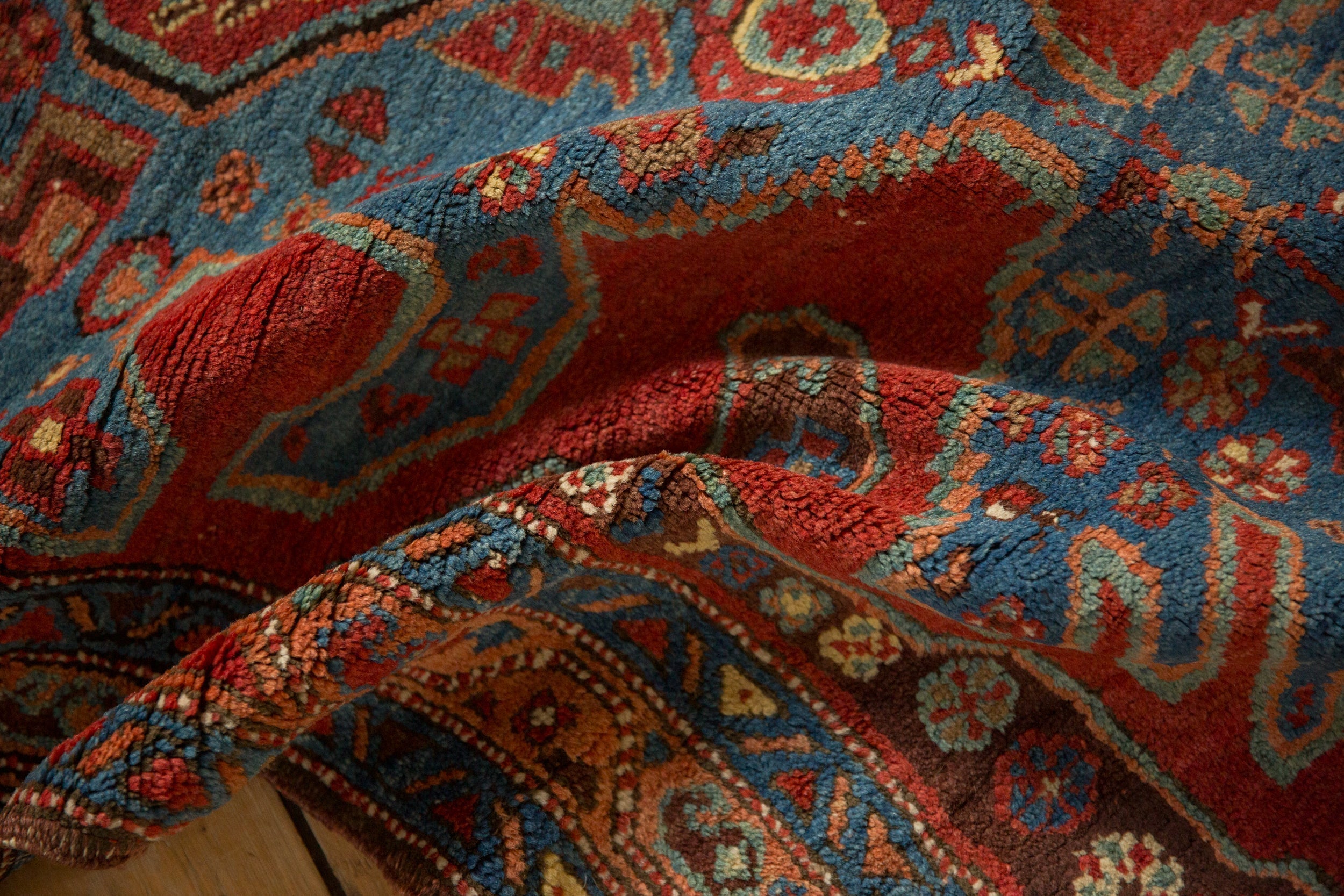 3.5x16.5 Antique Heriz Rug Runner by Old New House® - product image 7 for Resin Society