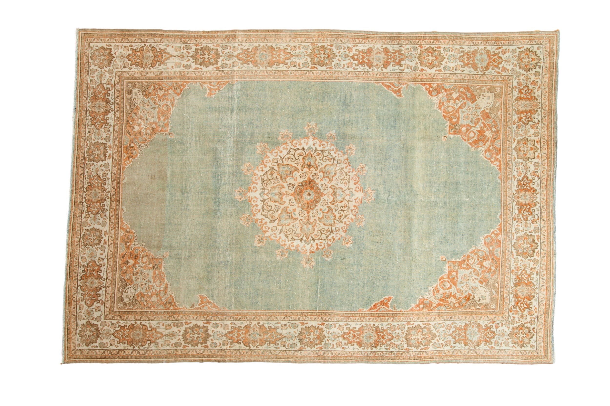 7x10 Vintage Distressed Meshed Carpet by Old New House® - main product image for Resin Society