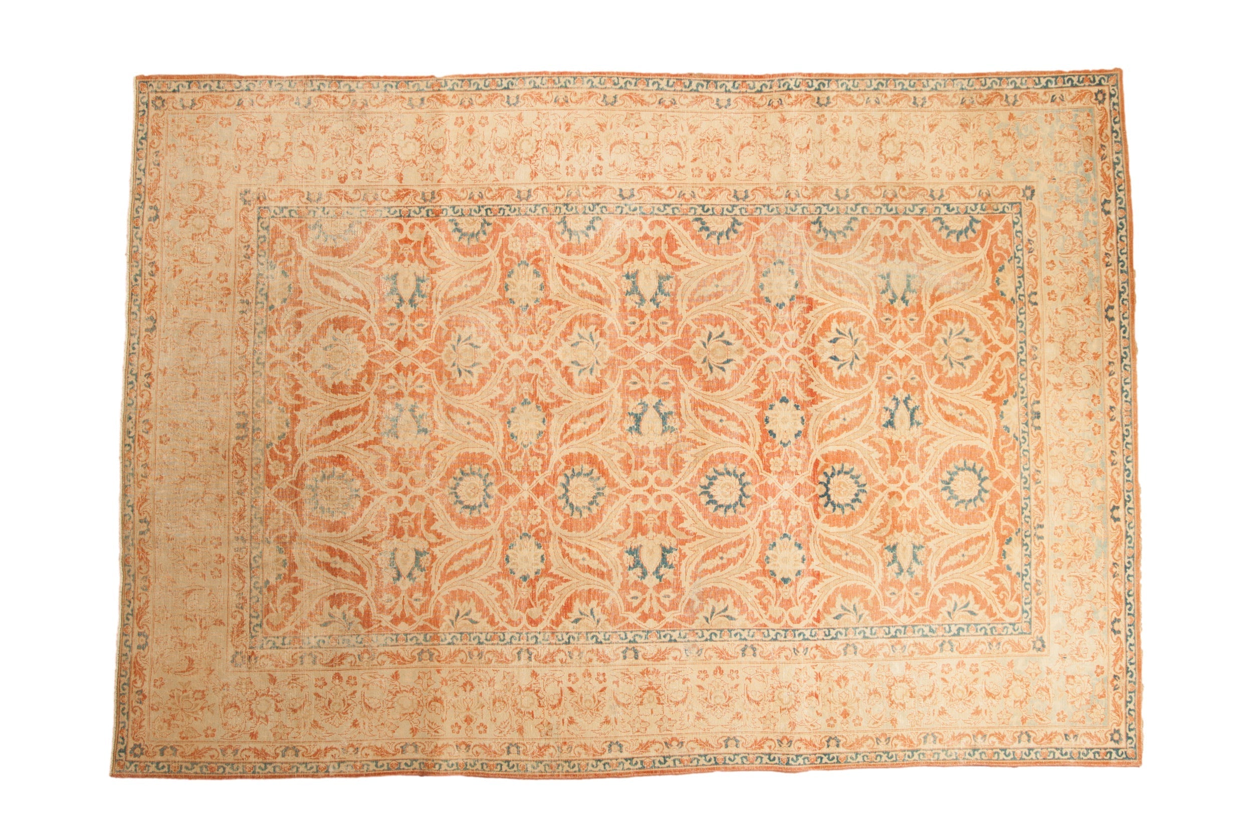 7x10 Vintage Distressed Kashan Carpet by Old New House® - main product image for Resin Society