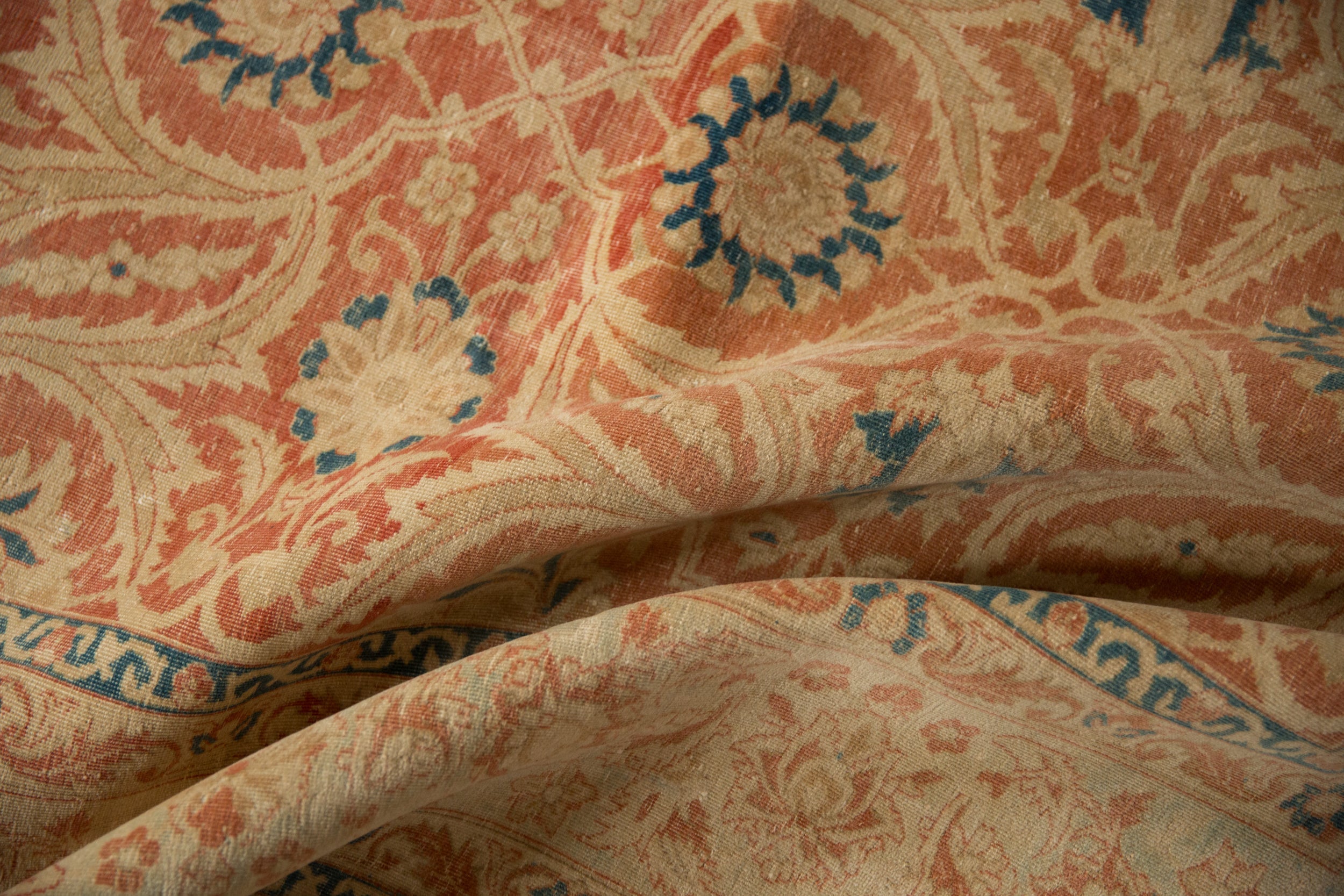 7x10 Vintage Distressed Kashan Carpet by Old New House® - product image 6 for Resin Society