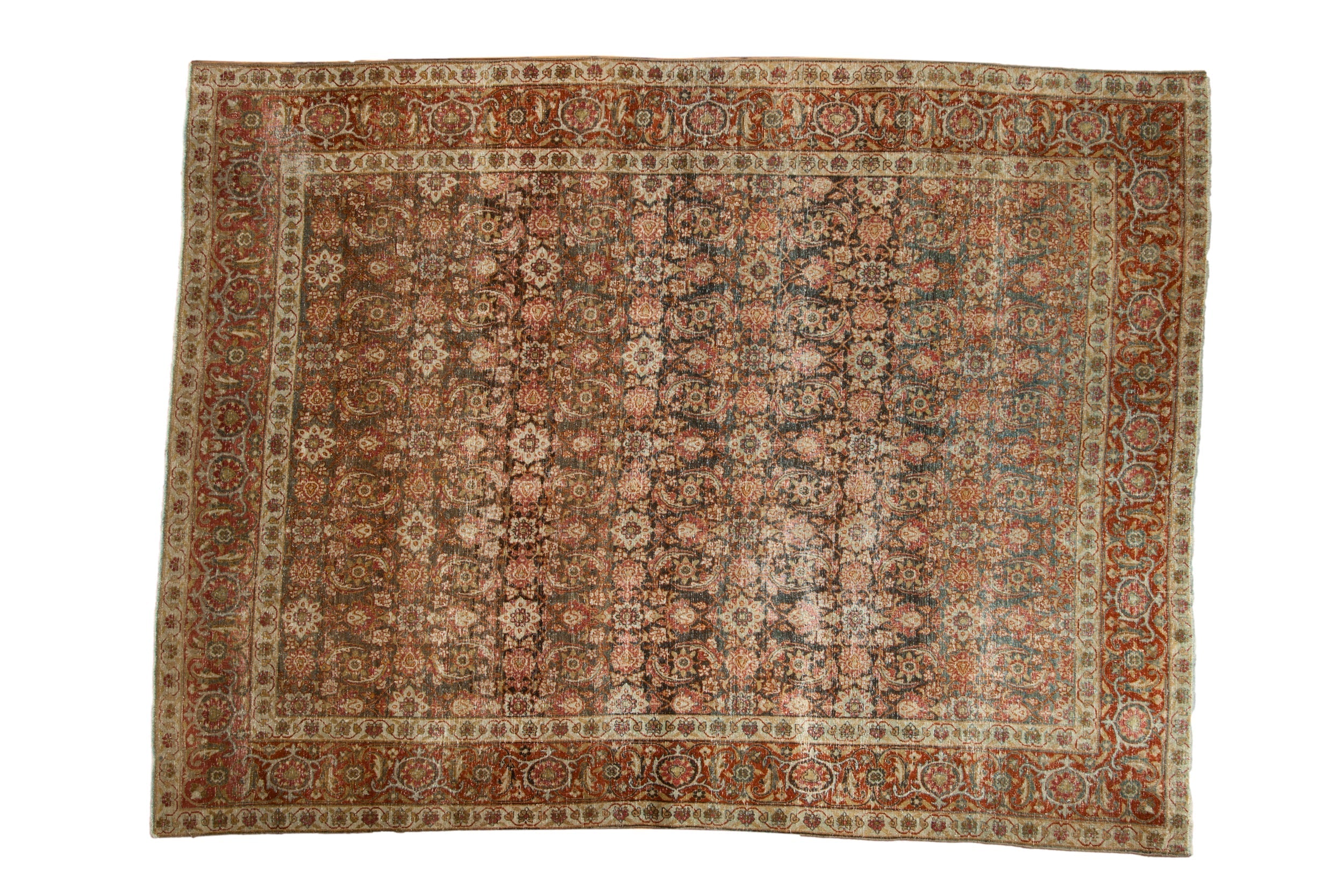 7x9.5 Vintage Distressed Tabriz Carpet by Old New House® - main product image for Resin Society