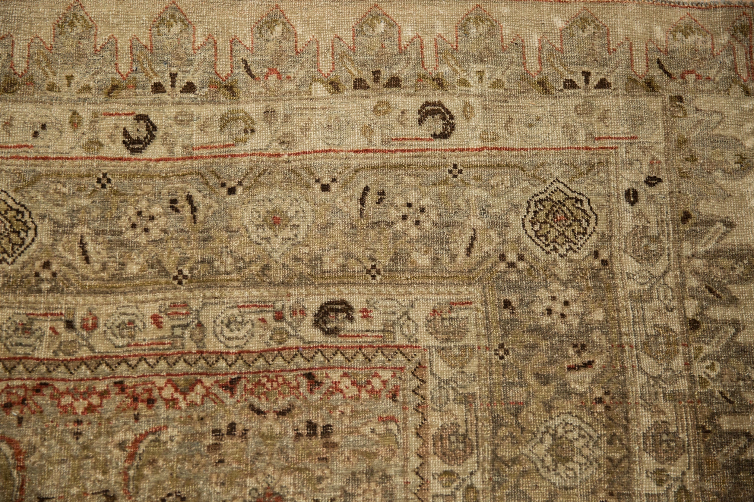7.5x11.5 Antique Distressed Bijar Carpet by Old New House® - product image 4 for Resin Society