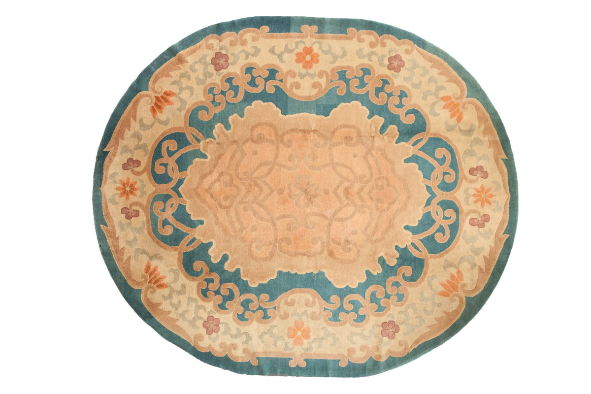 8x10 Antique Chinese Arts And Crafts Design Carpet by Old New House® - main product image for Resin Society