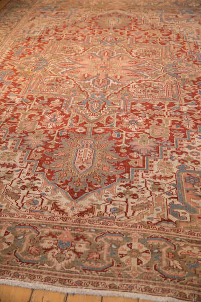 9.5x13 Vintage Distressed Heriz Carpet by Old New House® - product image 6 for Resin Society