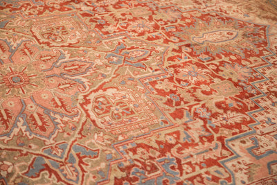 9.5x13 Vintage Distressed Heriz Carpet by Old New House® - product image 8 for Resin Society