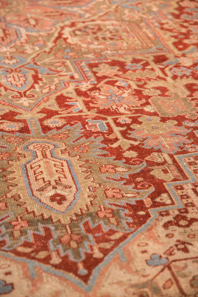 9.5x13 Vintage Distressed Heriz Carpet by Old New House® - product image 10 for Resin Society