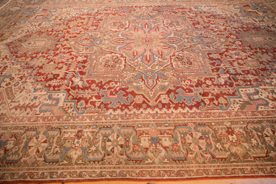 9.5x13 Vintage Distressed Heriz Carpet by Old New House® - product image 11 for Resin Society