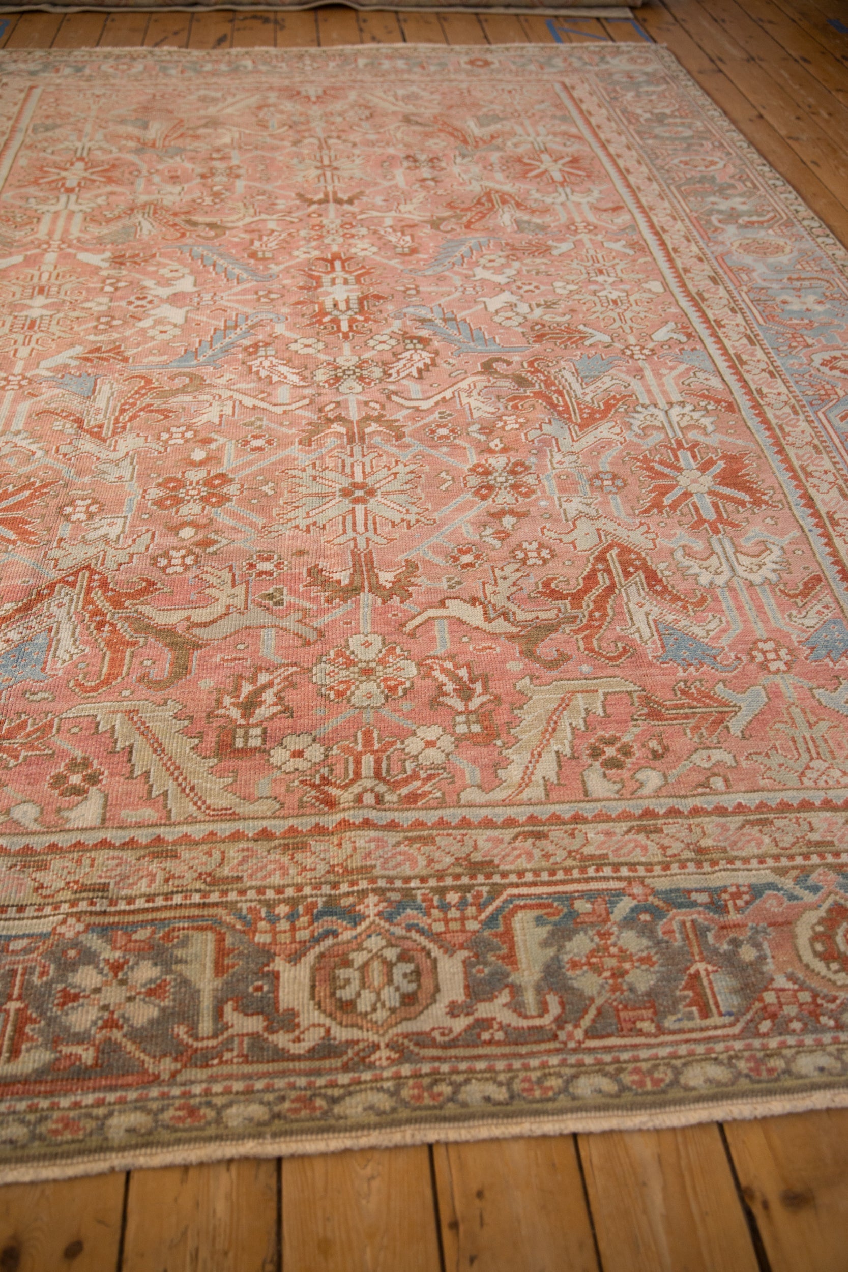 8x11 Vintage Distressed Heriz Carpet by Old New House® - product image 5 for Resin Society