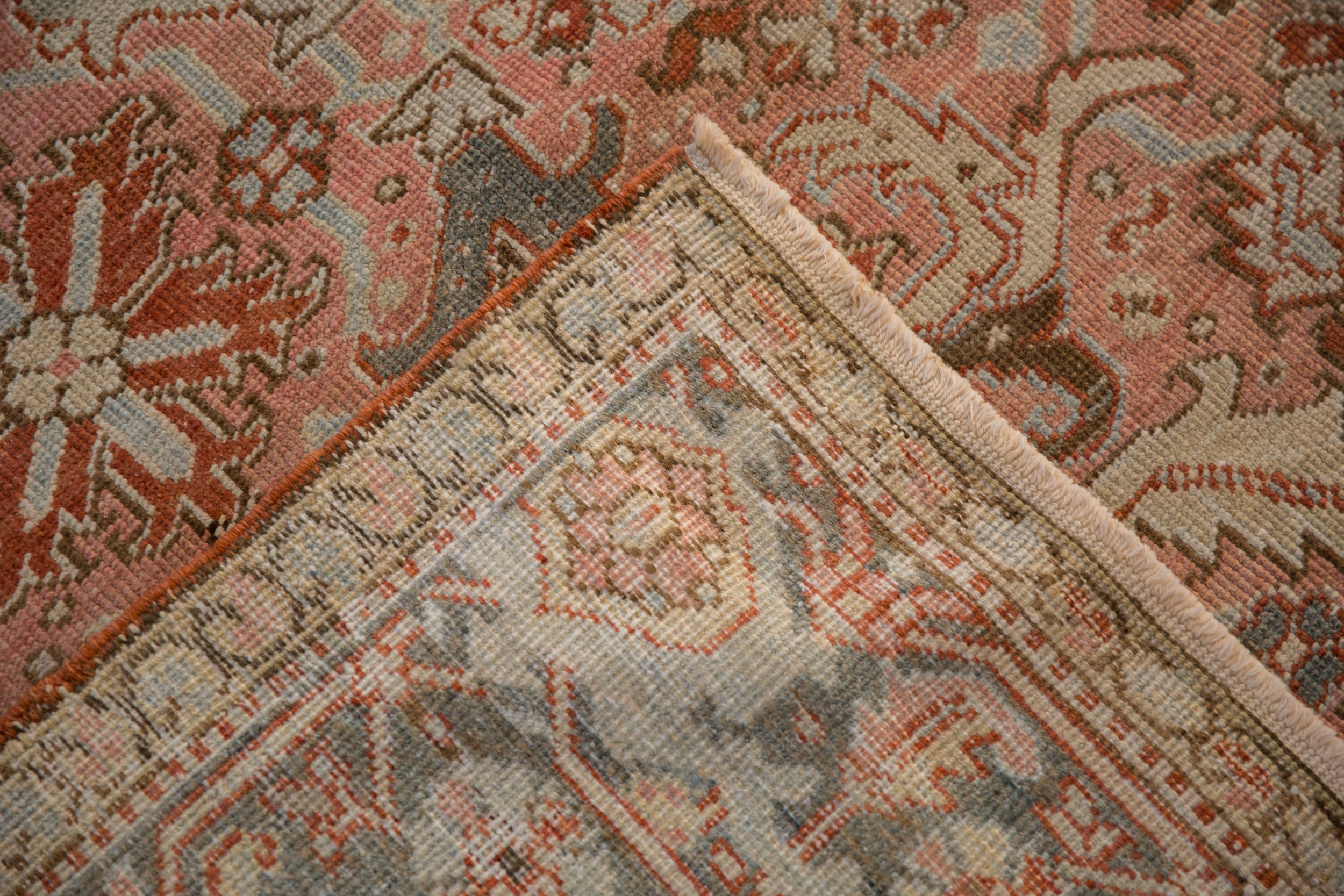 8x11 Vintage Distressed Heriz Carpet by Old New House® - product image 11 for Resin Society