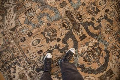 7.5x10.5 Vintage Distressed Khoy Carpet by Old New House® - product image 2 for Resin Society