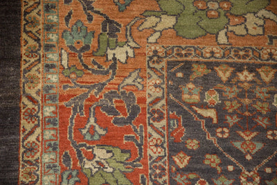 10.5x13.5 Vintage Distressed Mahal Carpet by Old New House® - product image 3 for Resin Society