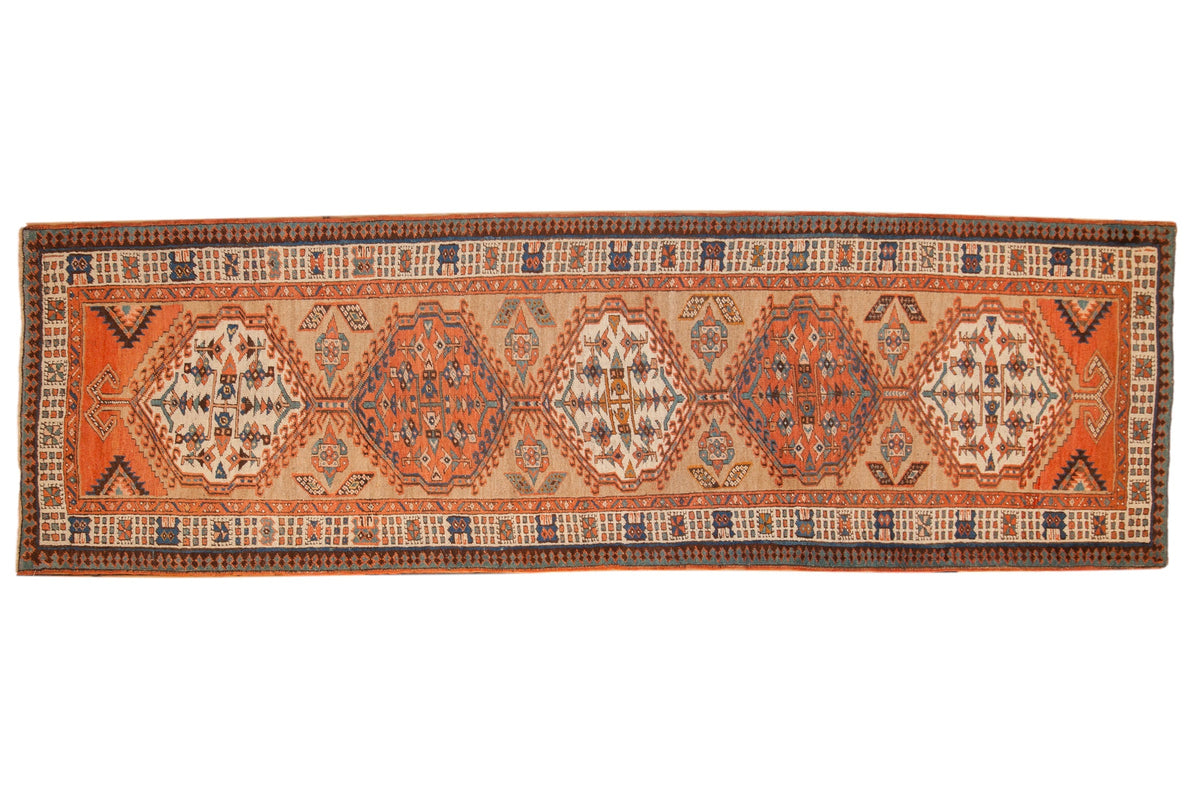 3.5x11 Antique Serab Rug Runner by Old New House® - main product image for Resin Society