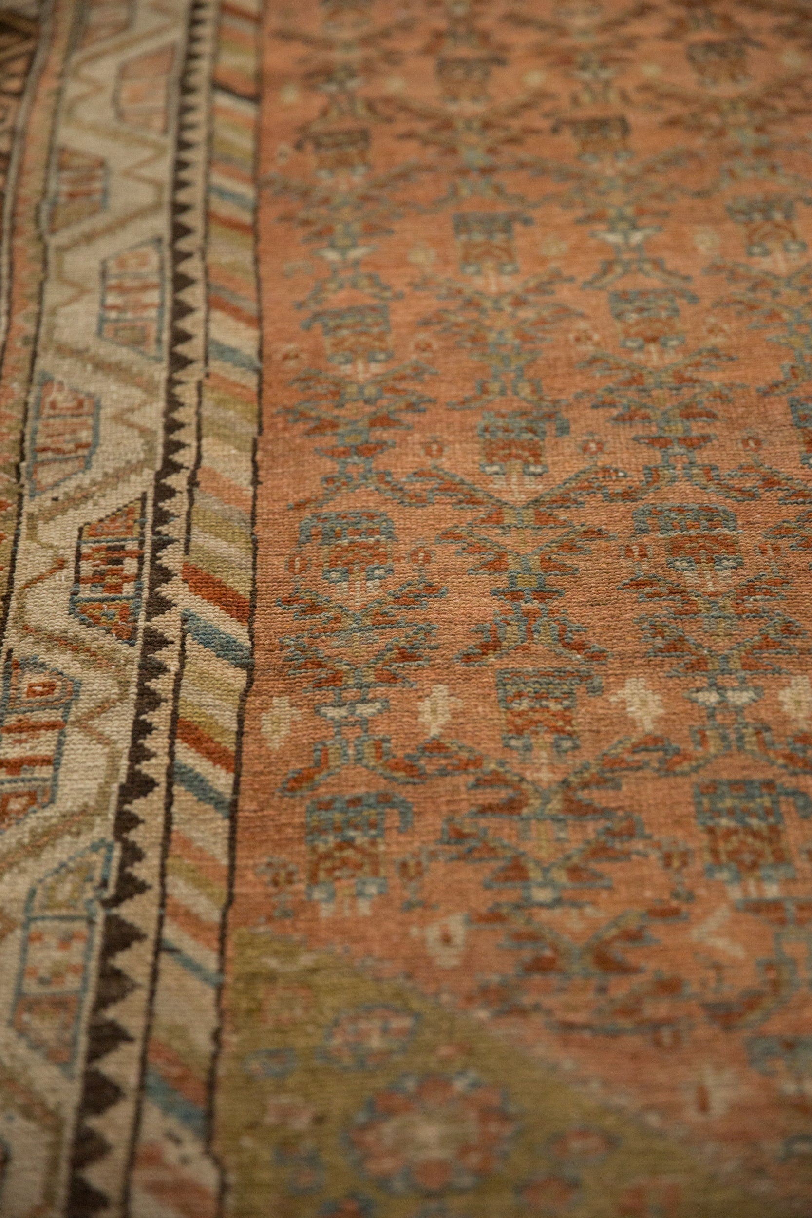 3x13.5 Vintage Distressed Malayer Rug Runner by Old New House® - product image 9 for Resin Society