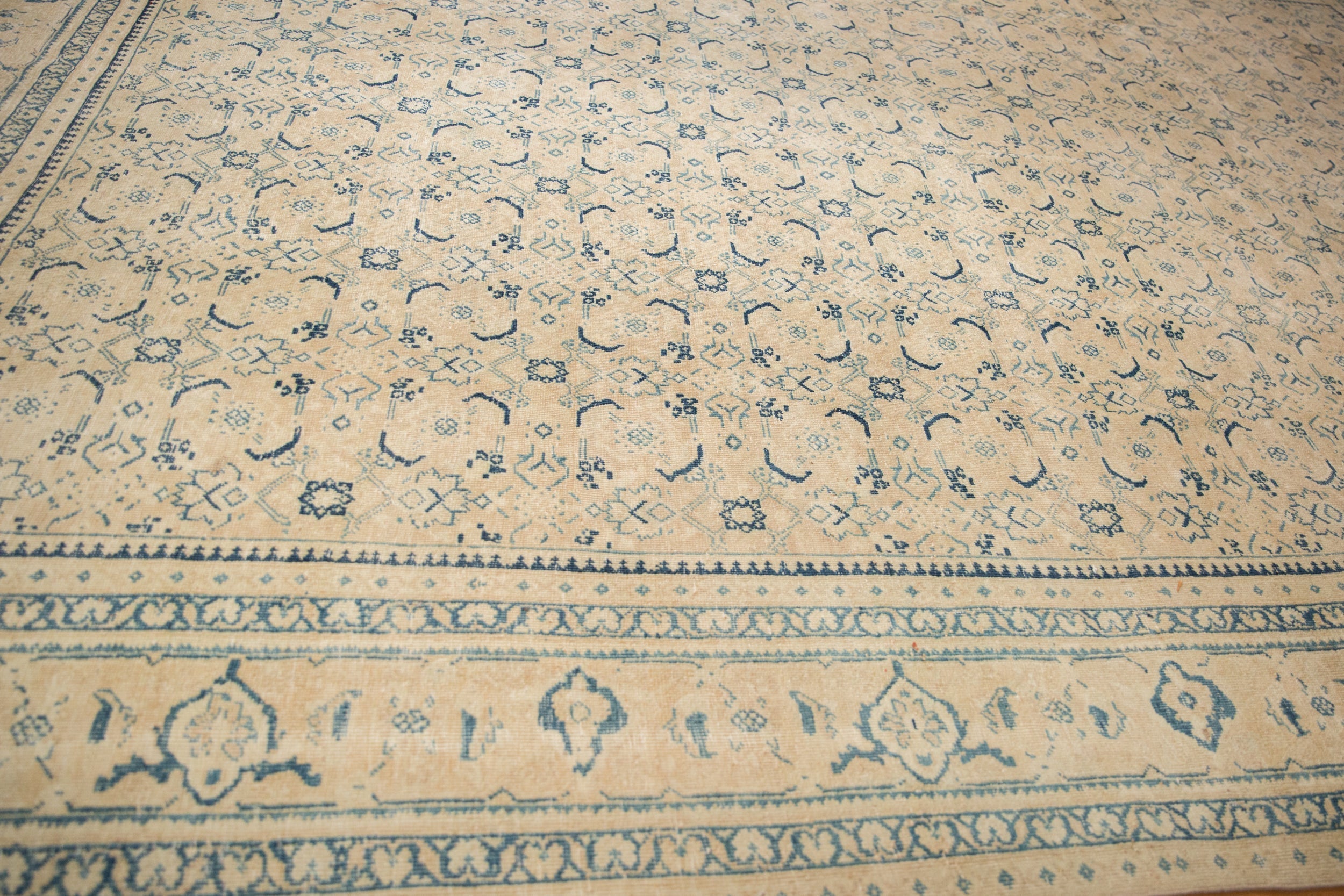 10x13.5 Vintage Distressed Mahal Carpet by Old New House® - product image 6 for Resin Society