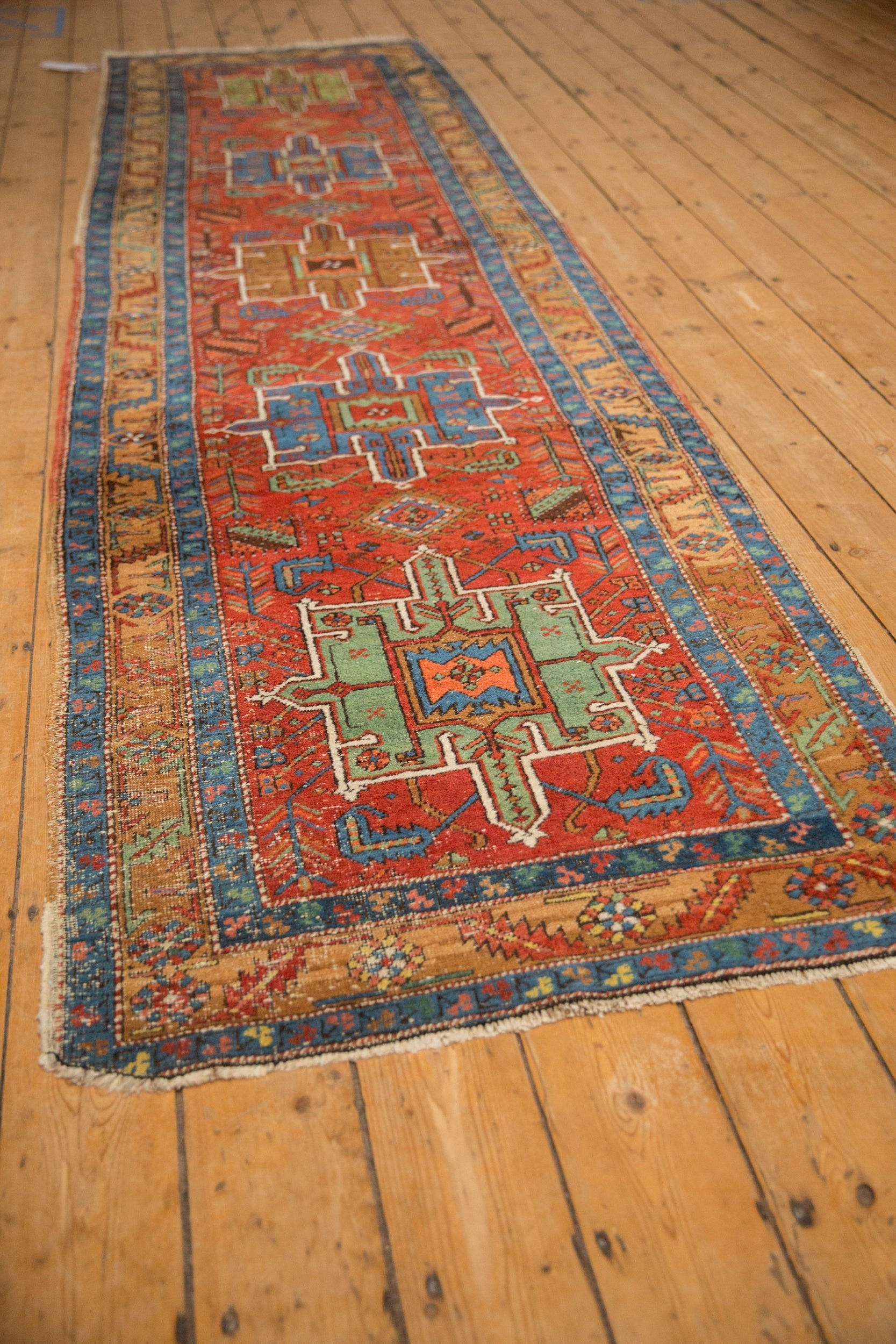 3x11 Antique Heriz Rug Runner by Old New House® - product image 4 for Resin Society