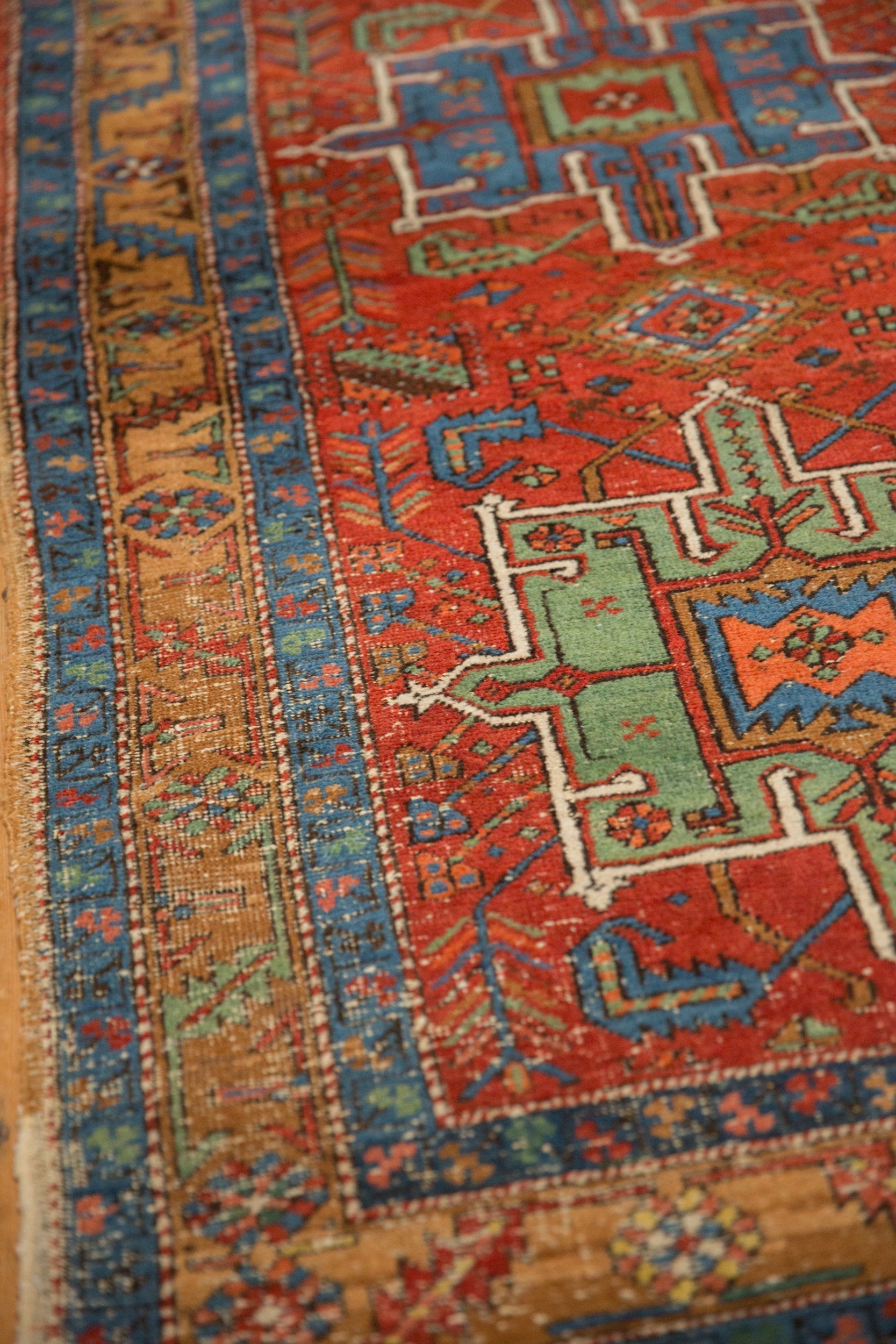 3x11 Antique Heriz Rug Runner by Old New House® - product image 5 for Resin Society