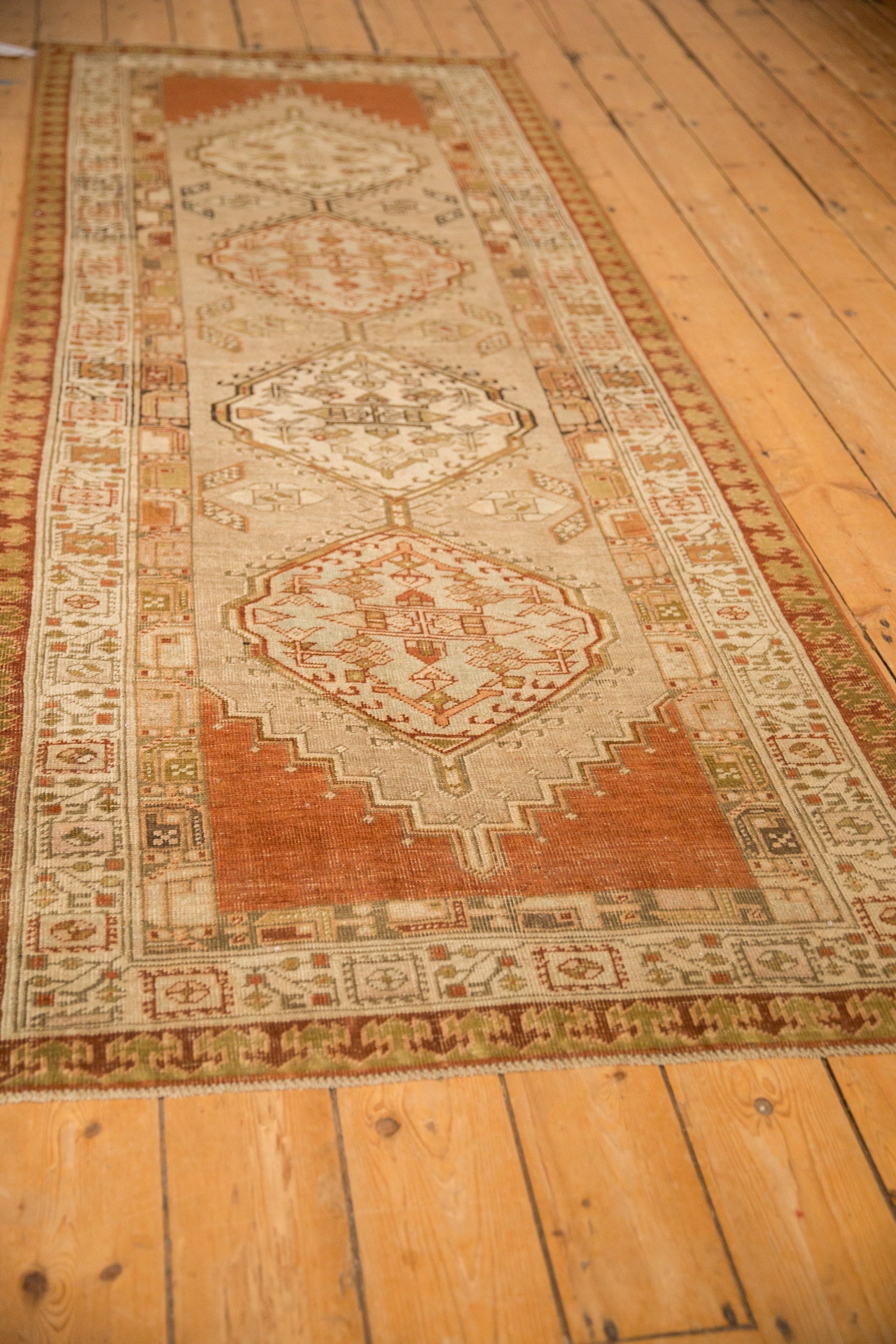 RESERVED 3.5x8.5 Vintage Distressed Serab Rug Runner