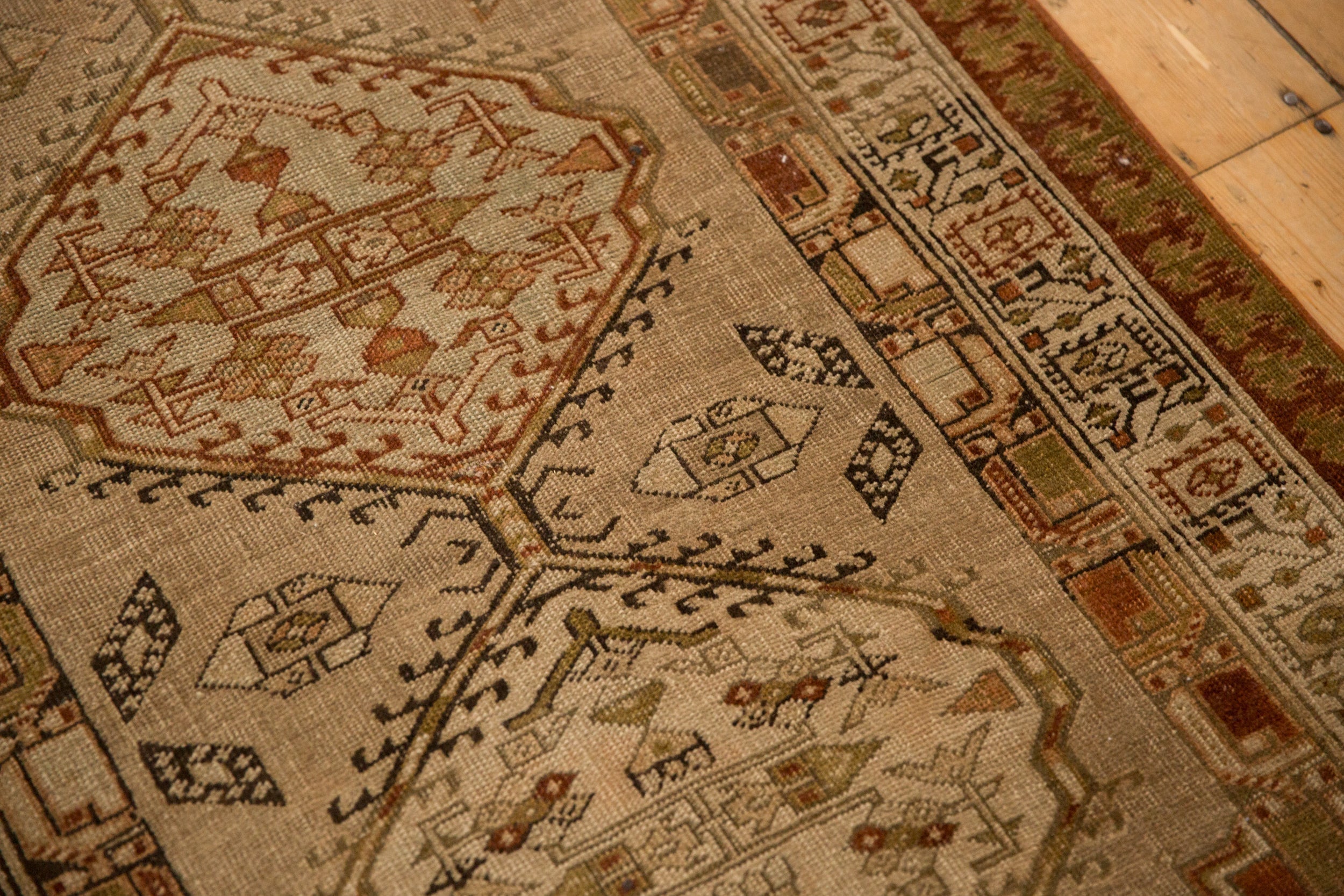 RESERVED 3.5x8.5 Vintage Distressed Serab Rug Runner