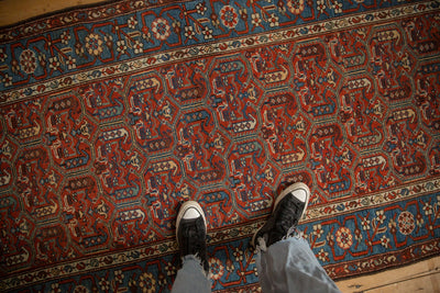 3.5x9.5 Antique Fine Kurdish Hamadan Rug Runner by Old New House® - product image 2 for Resin Society