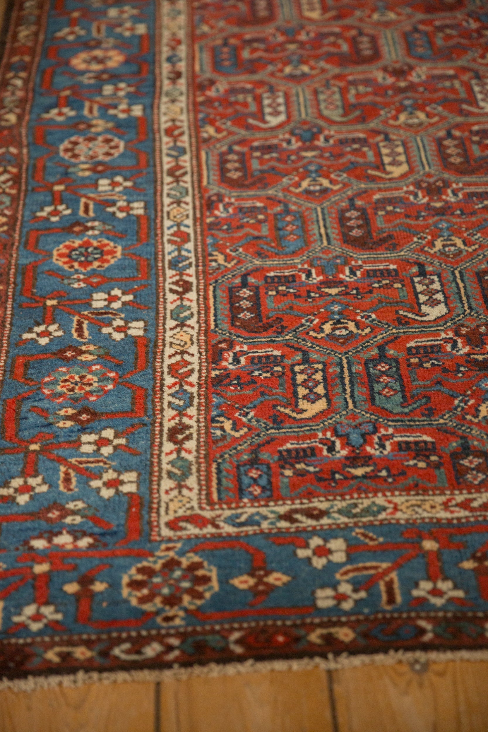 3.5x9.5 Antique Fine Kurdish Hamadan Rug Runner by Old New House® - product image 5 for Resin Society