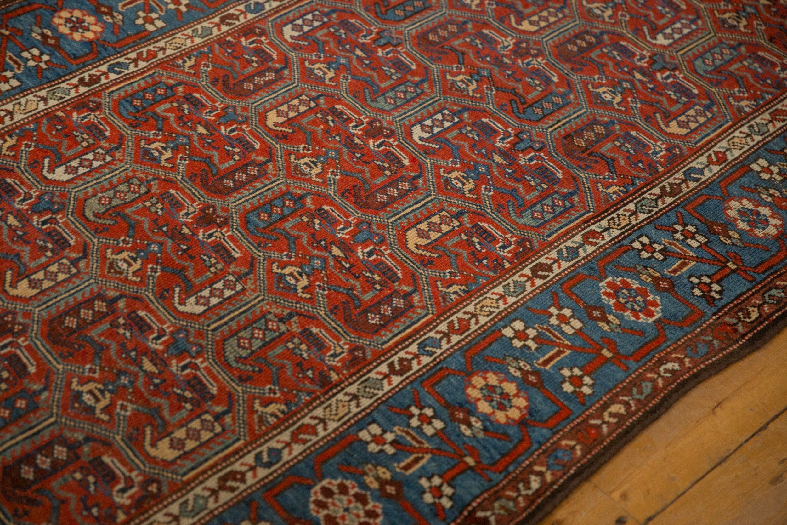 3.5x9.5 Antique Fine Kurdish Hamadan Rug Runner by Old New House® - product image 6 for Resin Society