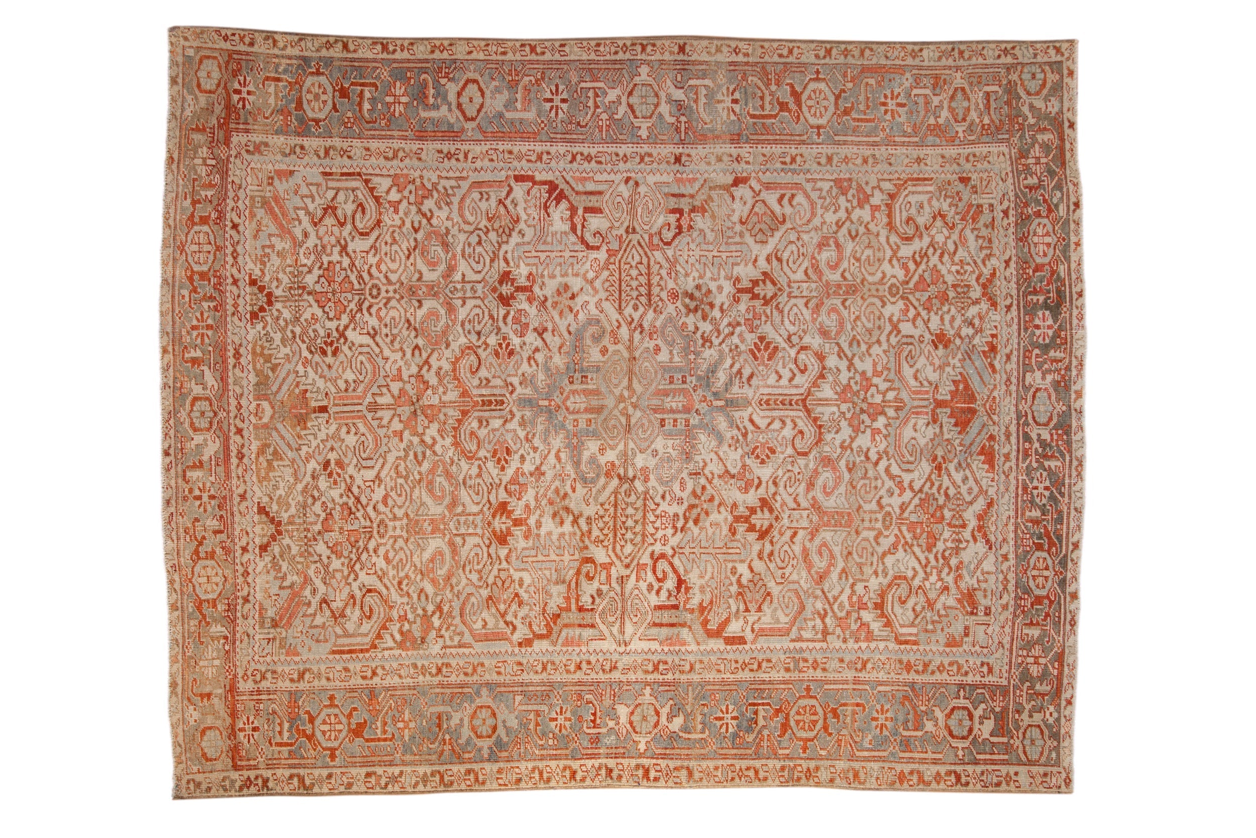 8x9.5 Vintage Distressed Heriz Carpet by Old New House® - main product image for Resin Society
