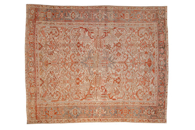 8x9.5 Vintage Distressed Heriz Carpet by Old New House® - main product image for Resin Society