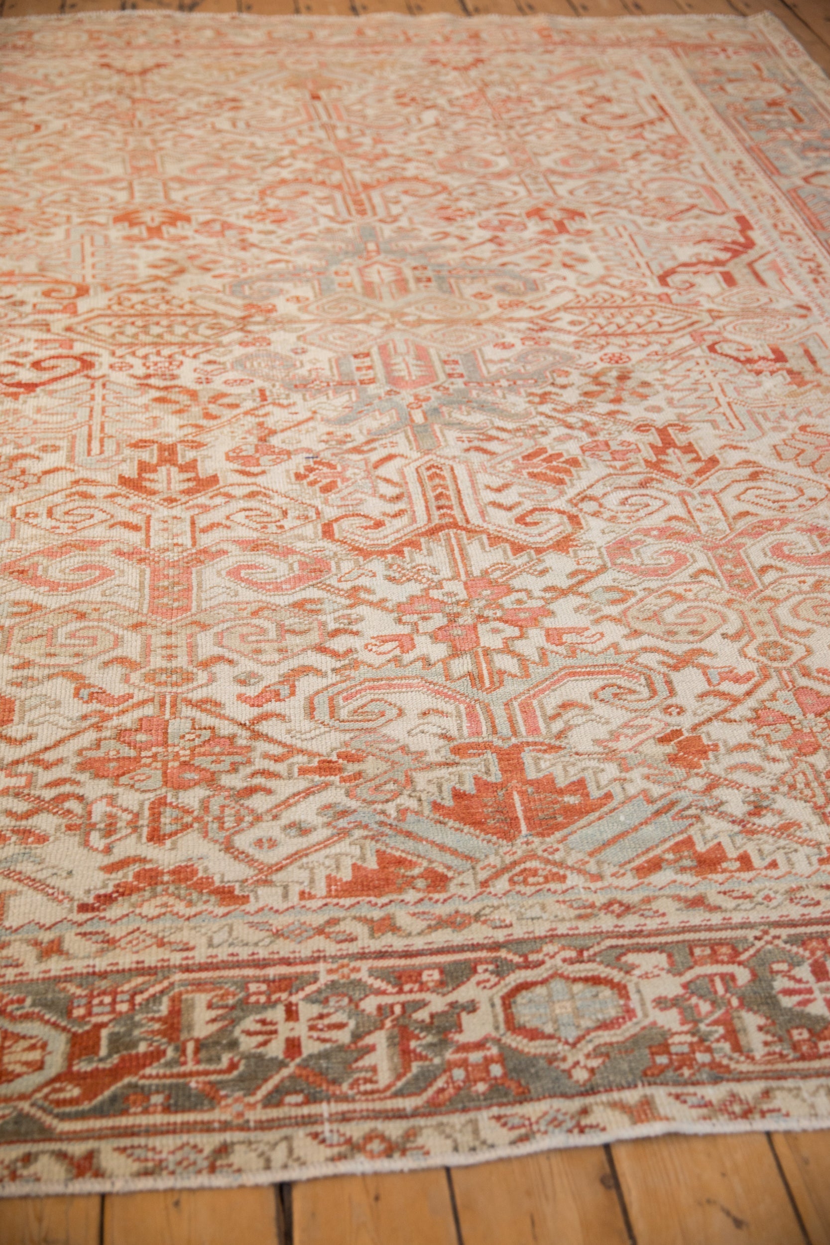 8x9.5 Vintage Distressed Heriz Carpet by Old New House® - product image 6 for Resin Society