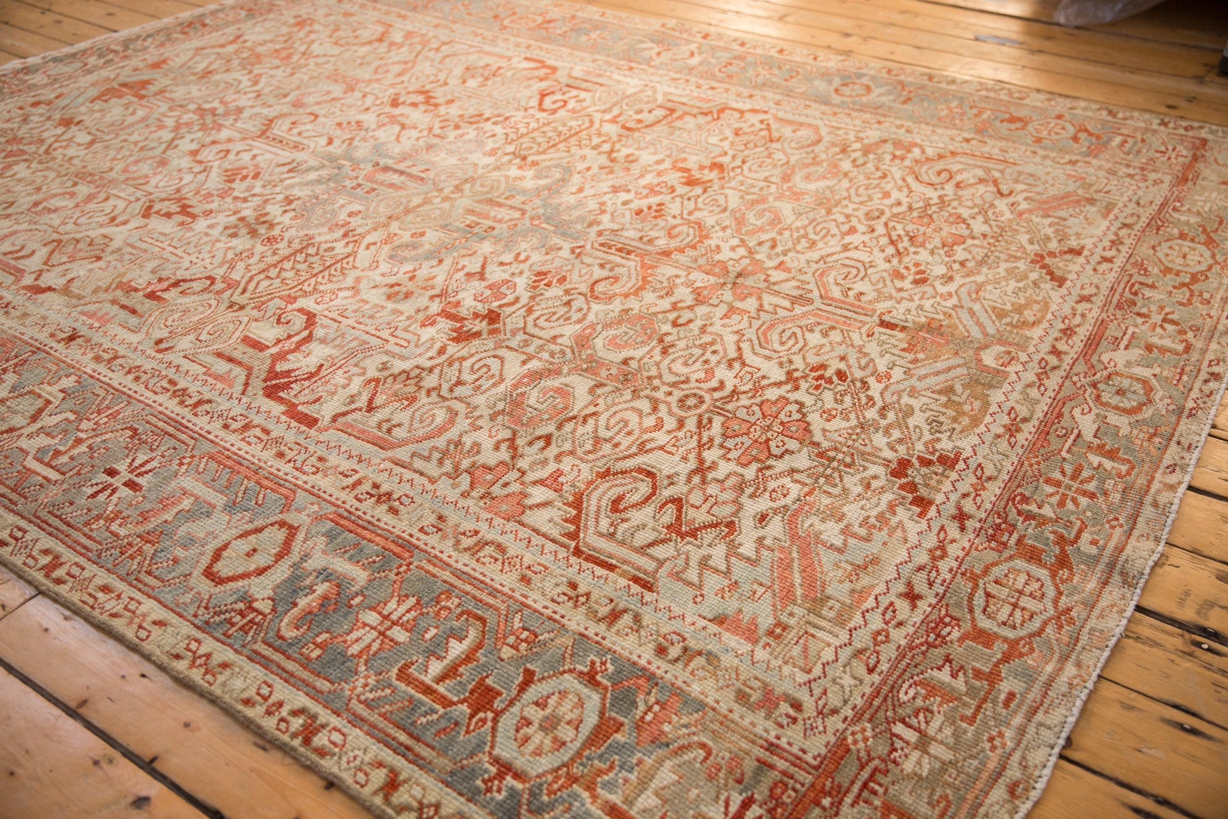 8x9.5 Vintage Distressed Heriz Carpet by Old New House® - product image 7 for Resin Society