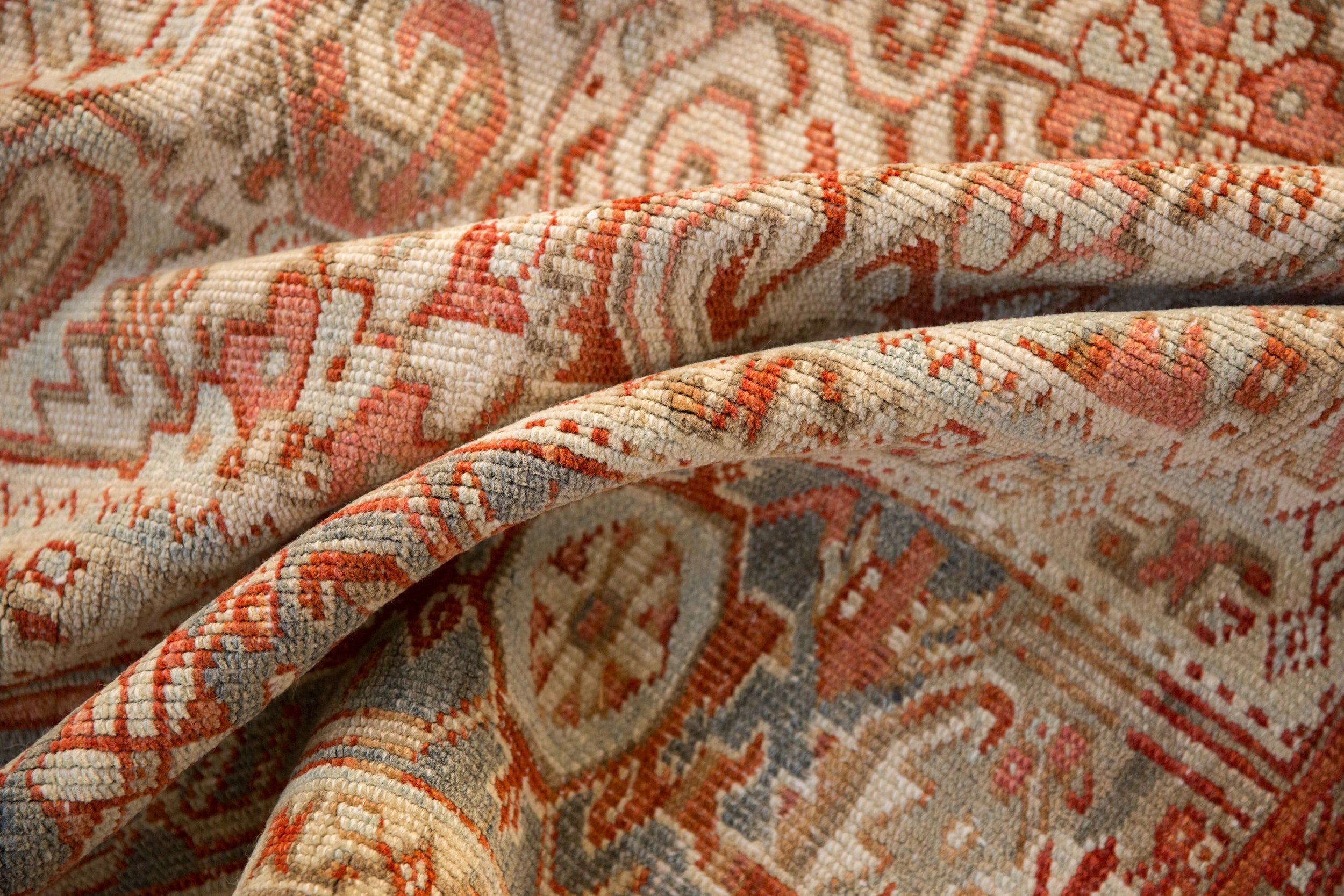 8x9.5 Vintage Distressed Heriz Carpet by Old New House® - product image 10 for Resin Society