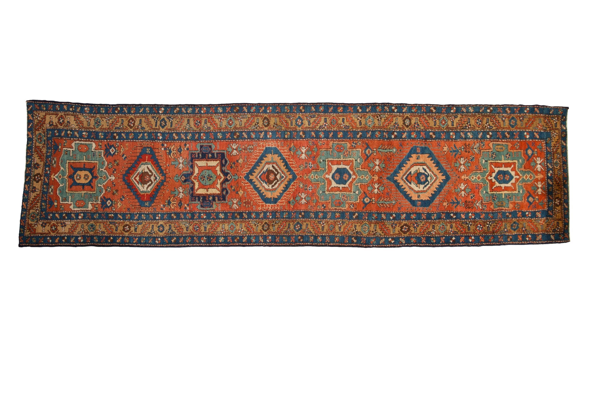 3.5x11.5 Antique Heriz Rug Runner by Old New House® - main product image for Resin Society