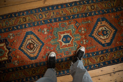 3.5x11.5 Antique Heriz Rug Runner by Old New House® - product image 2 for Resin Society
