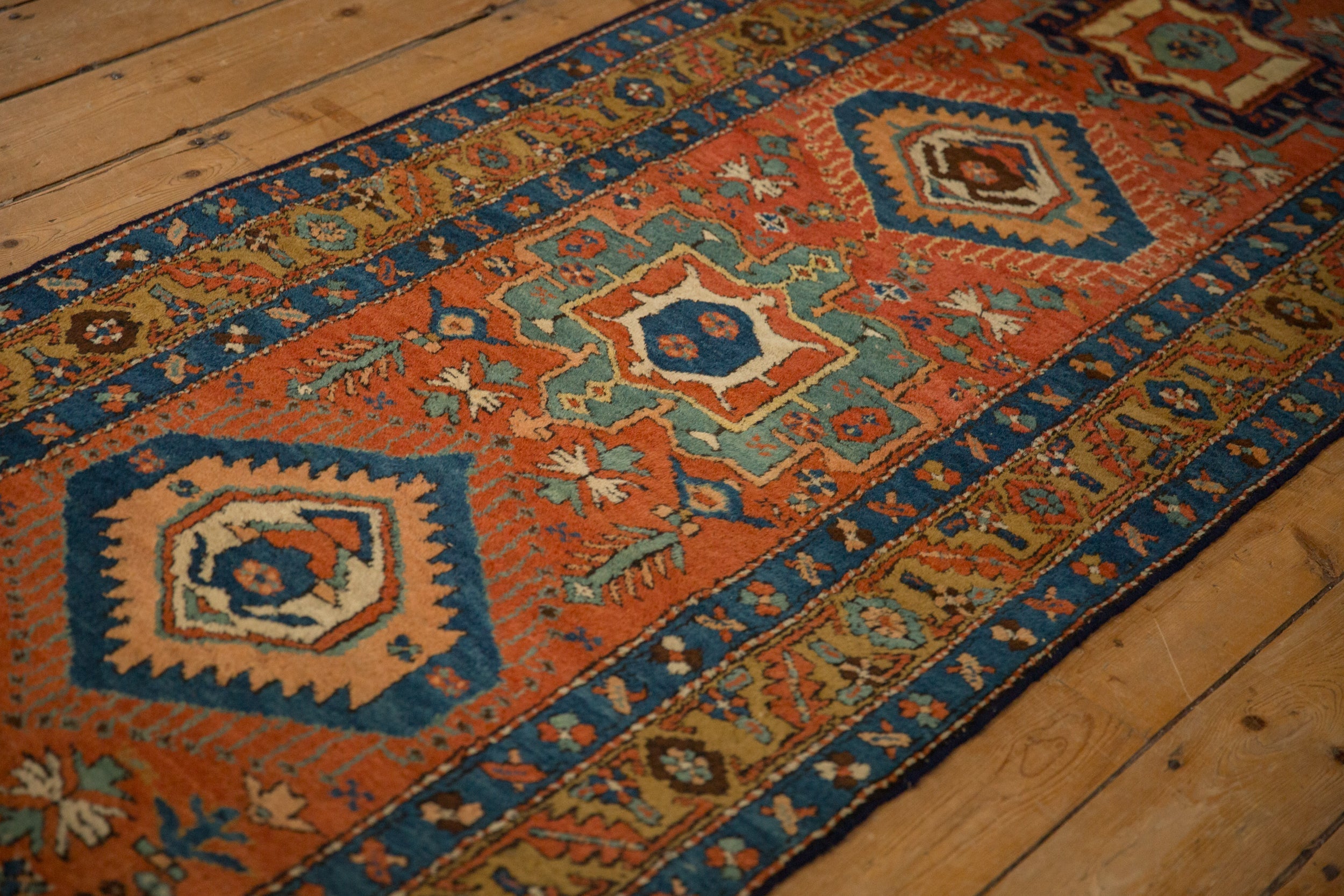 3.5x11.5 Antique Heriz Rug Runner by Old New House® - product image 6 for Resin Society