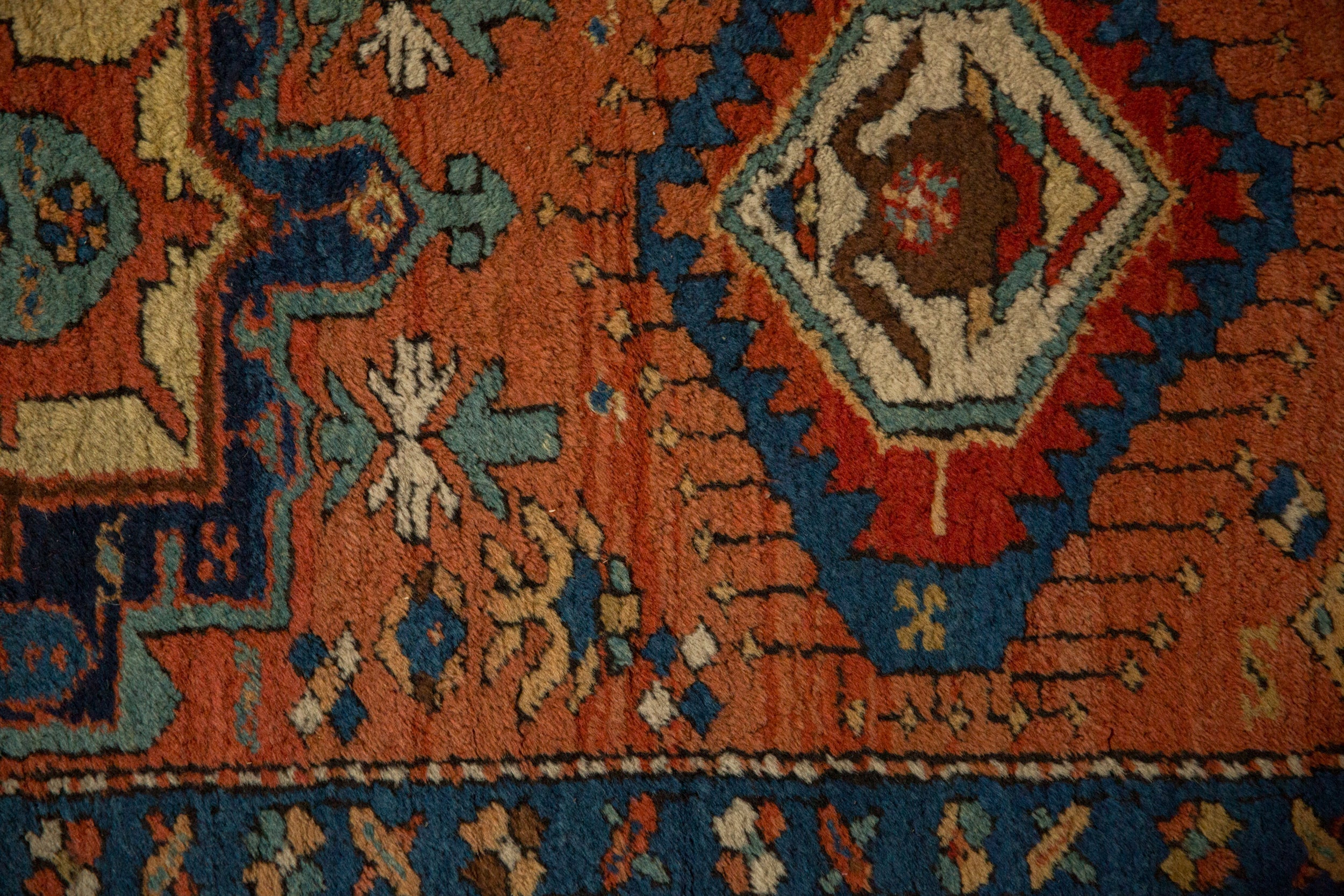 3.5x11.5 Antique Heriz Rug Runner by Old New House® - product image 7 for Resin Society