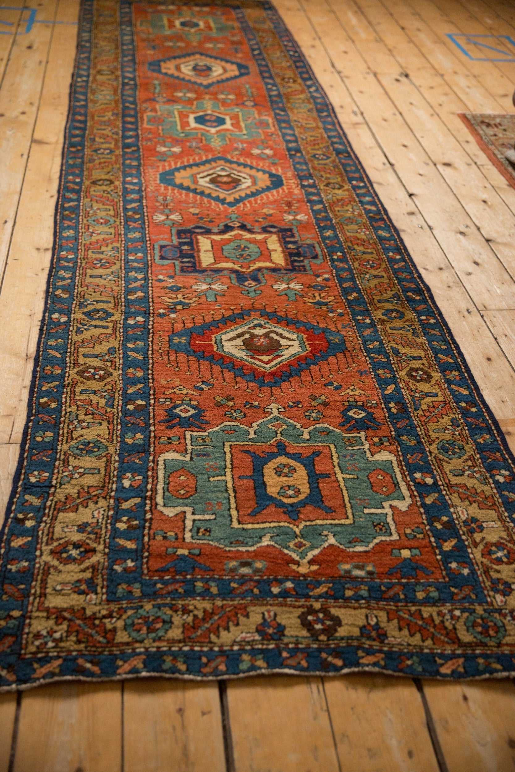3.5x11.5 Antique Heriz Rug Runner by Old New House® - product image 8 for Resin Society