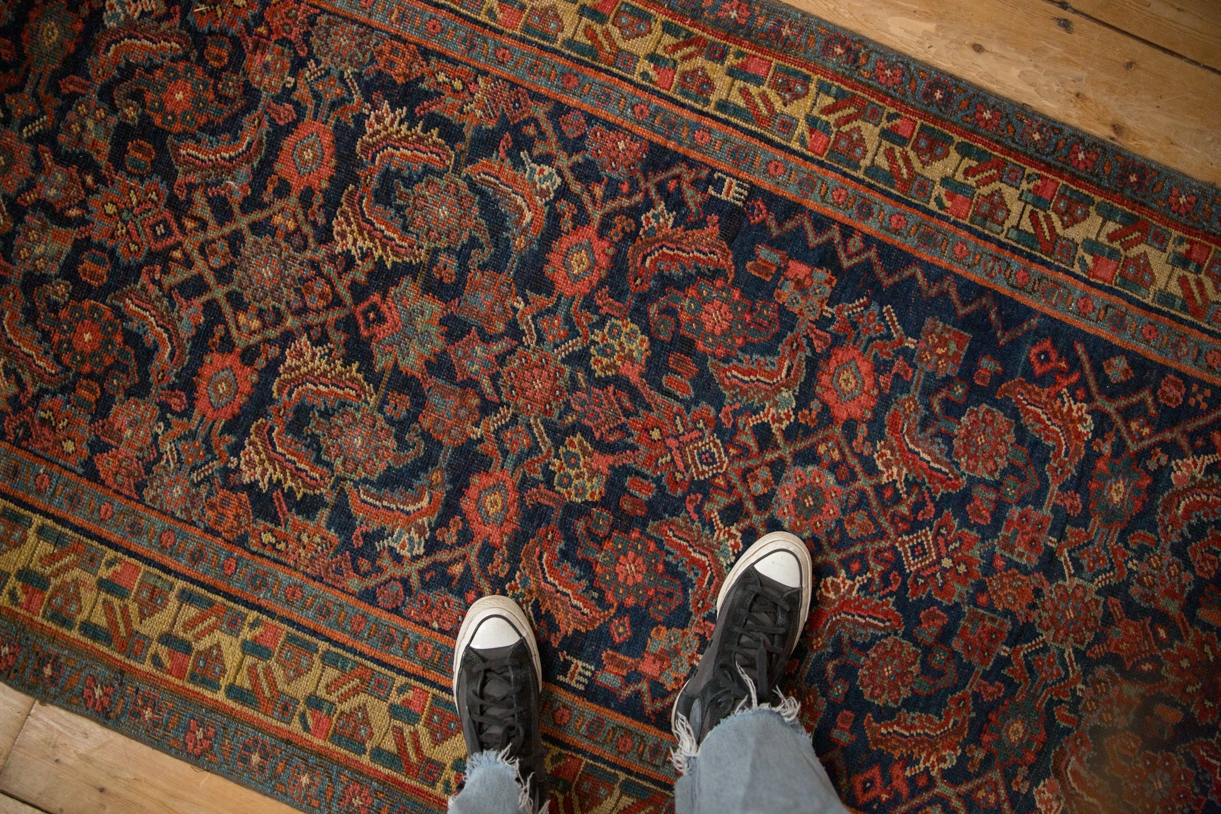 4x10.5 Antique Bijar Rug Runner by Old New House® - product image 2 for Resin Society