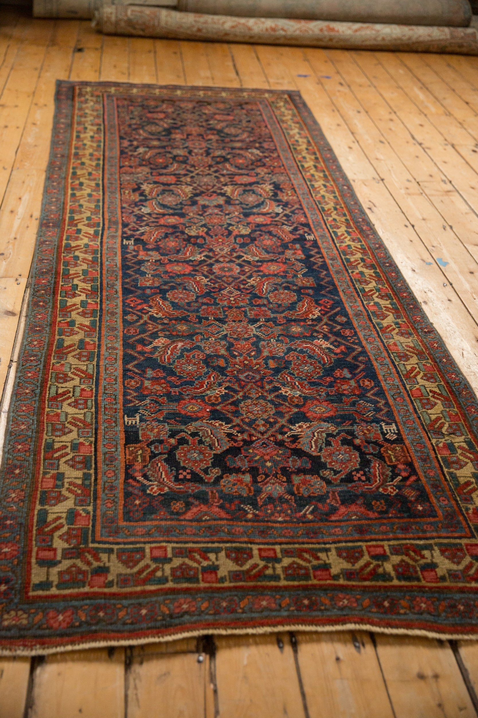 4x10.5 Antique Bijar Rug Runner by Old New House® - product image 7 for Resin Society