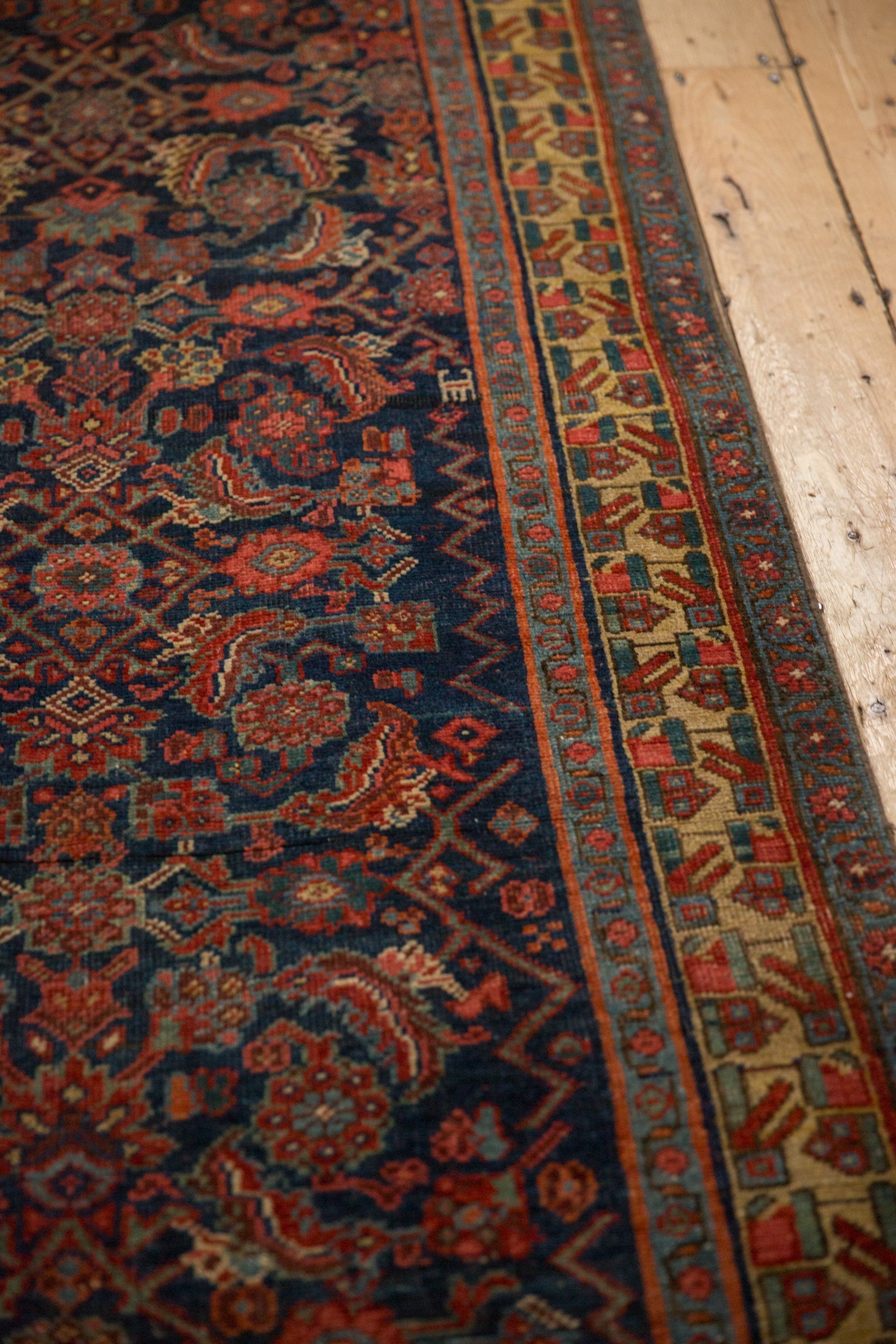 4x10.5 Antique Bijar Rug Runner by Old New House® - product image 8 for Resin Society