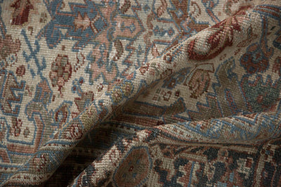 6.5x7.5 Vintage Distressed Heriz Carpet by Old New House® - product image 8 for Resin Society