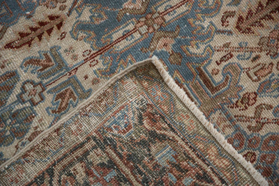 6.5x7.5 Vintage Distressed Heriz Carpet by Old New House® - product image 9 for Resin Society